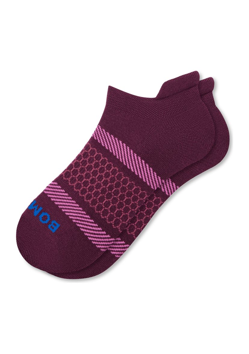 Diagonal Ticking Stripes Ankle Socks 