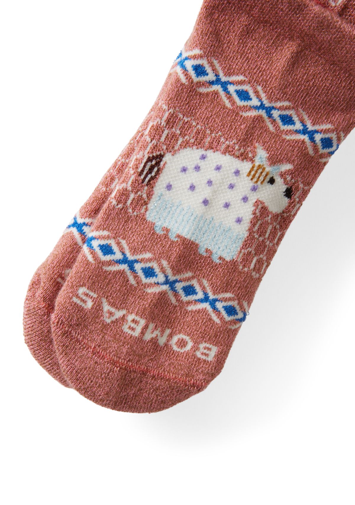 Marl Komondor Dog Fairisle Ankle Socks