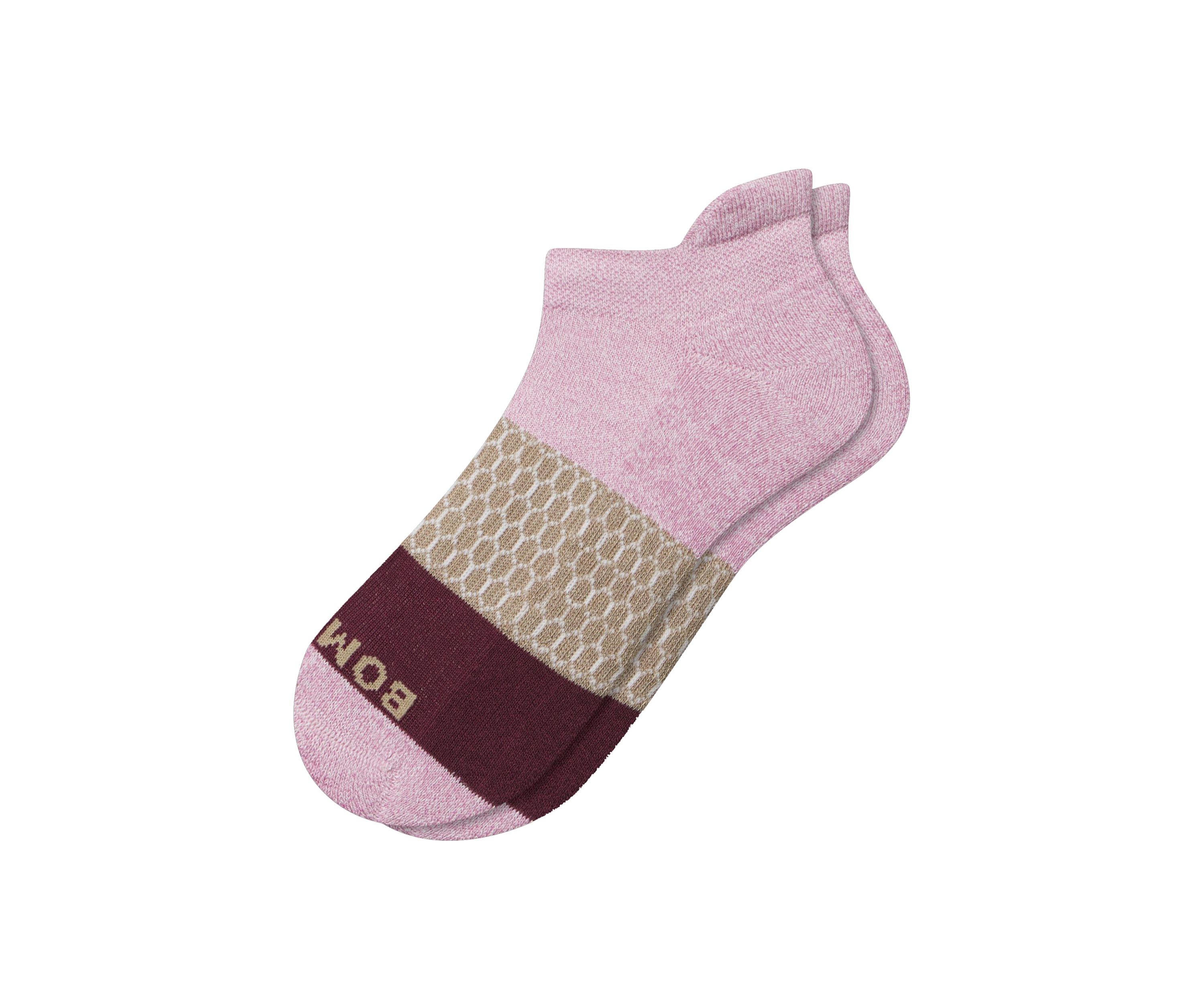 Marl Tri Block Ankle Socks