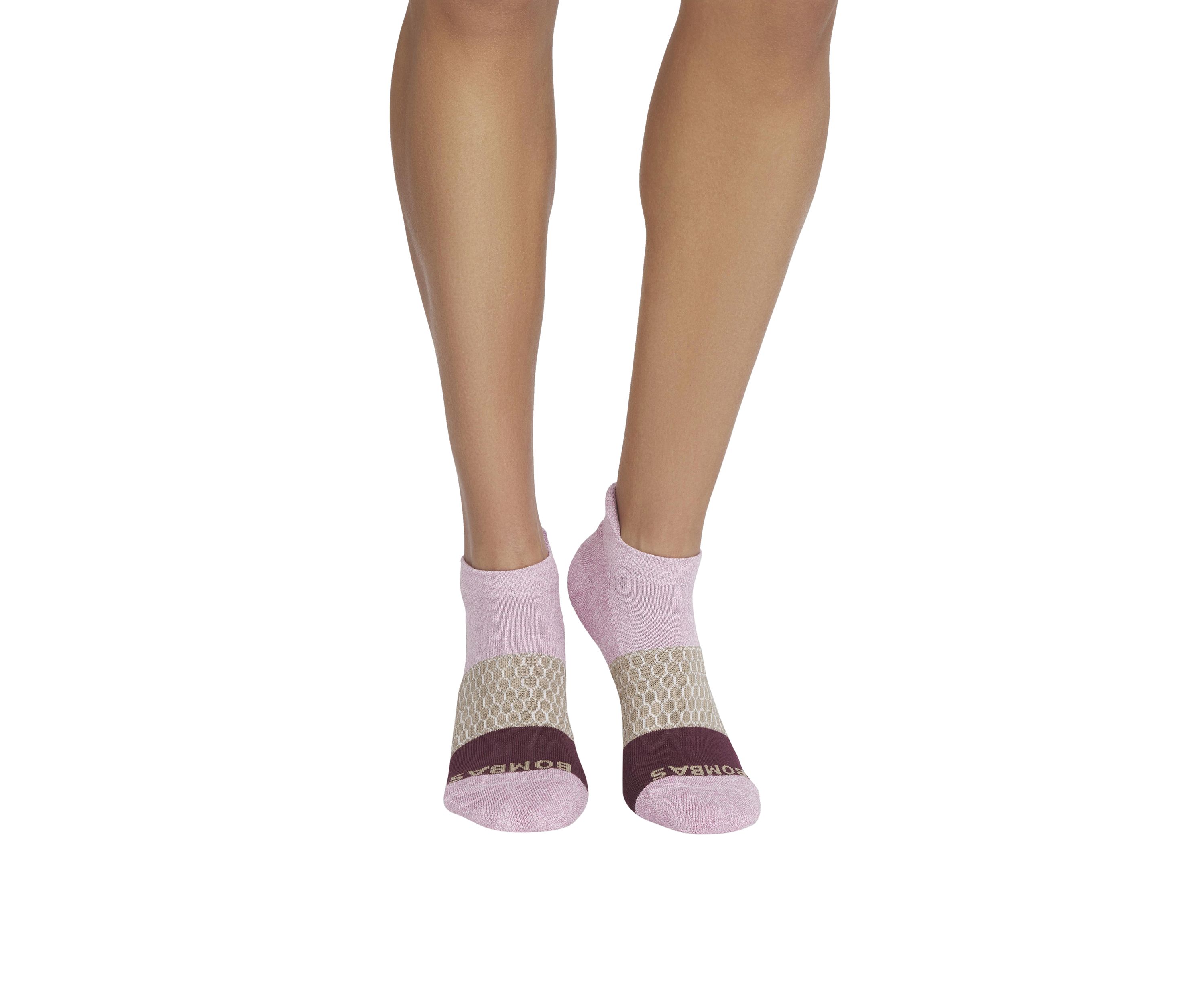Marl Tri Block Ankle Socks