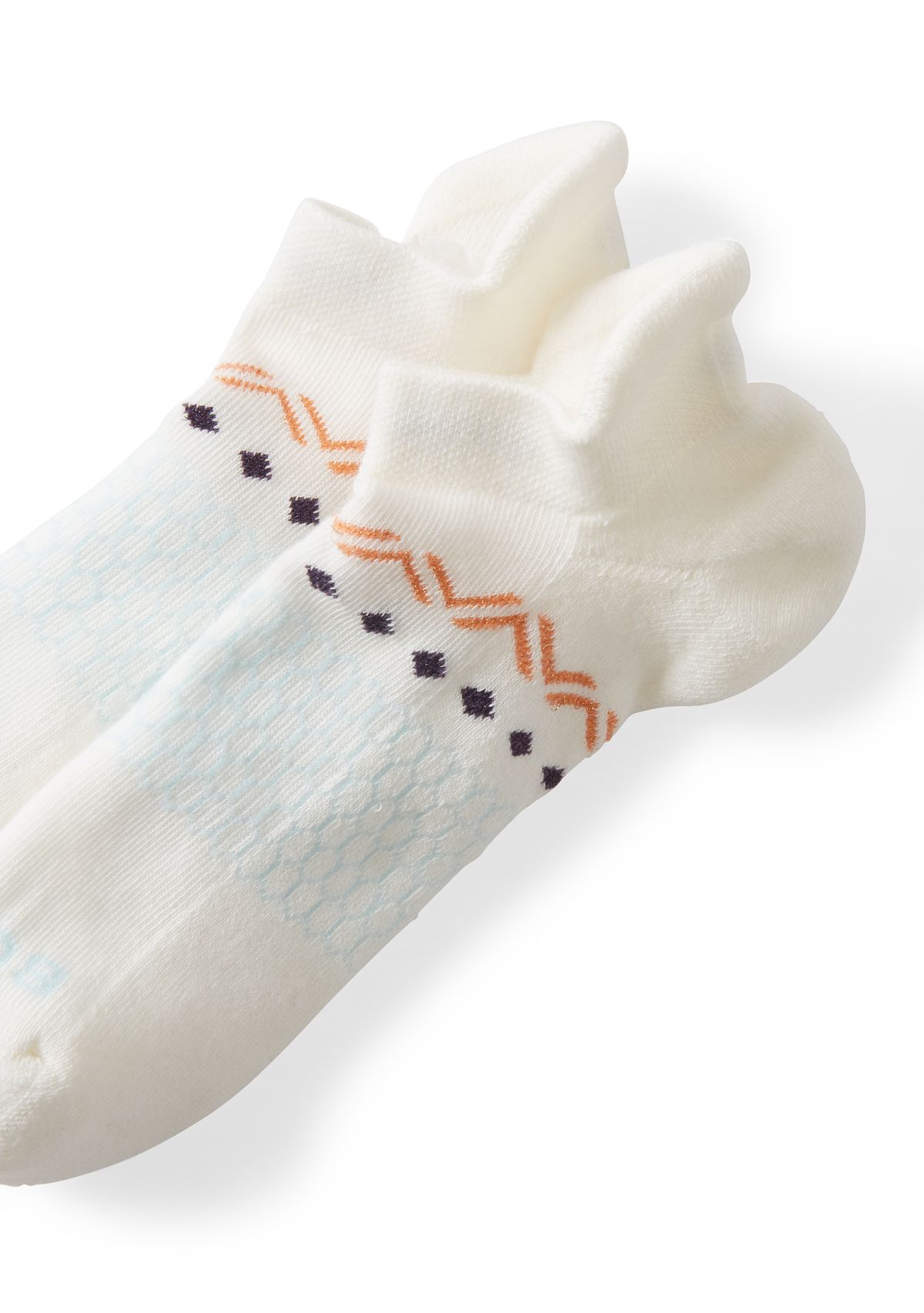 Solid Fairisle Ankle Socks