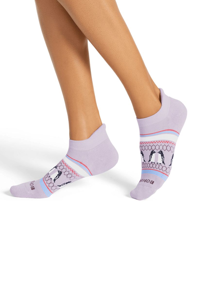 Solid Penguin Fairisle Ankle Socks 