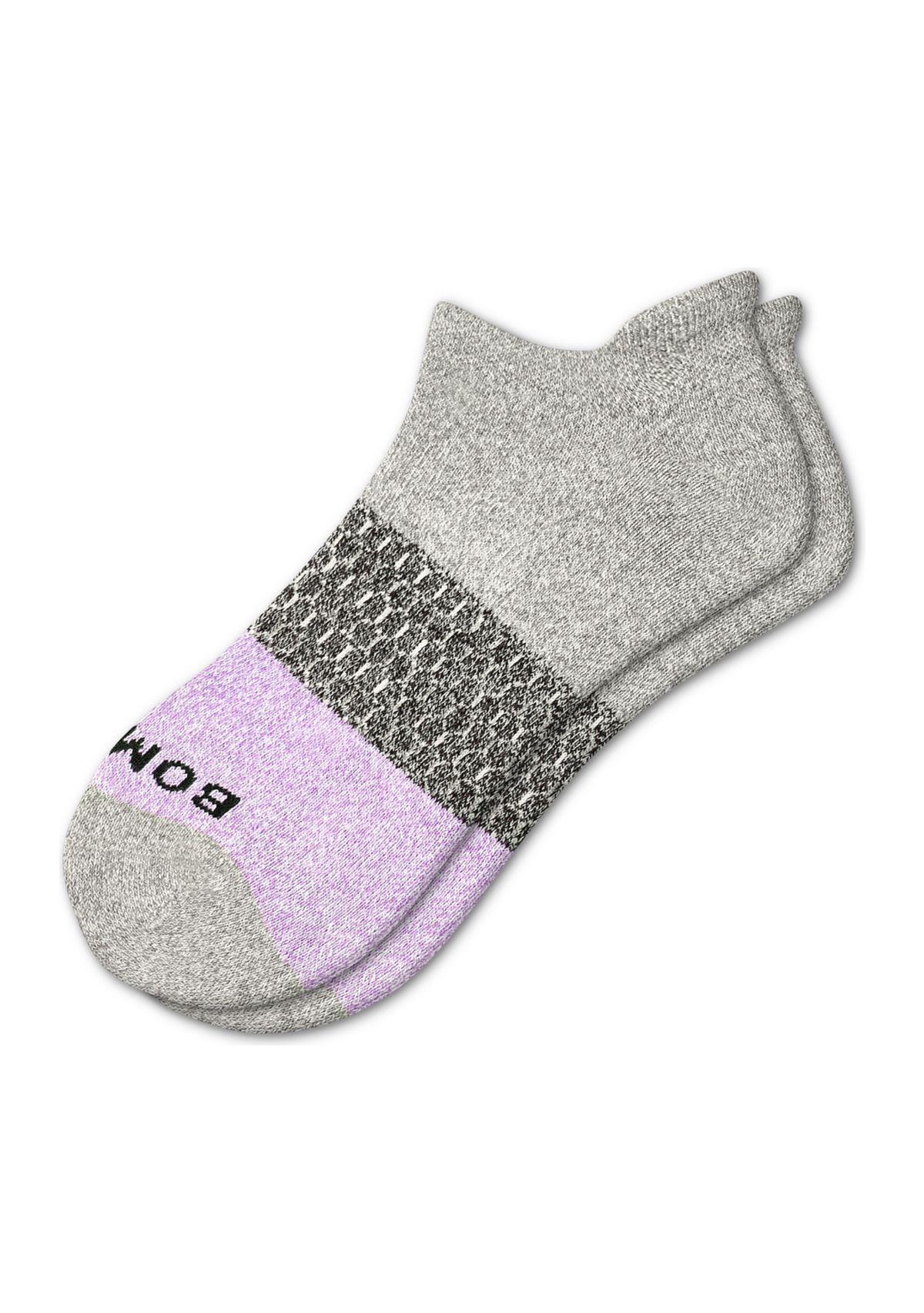 Solid Tri Block Ankle Socks