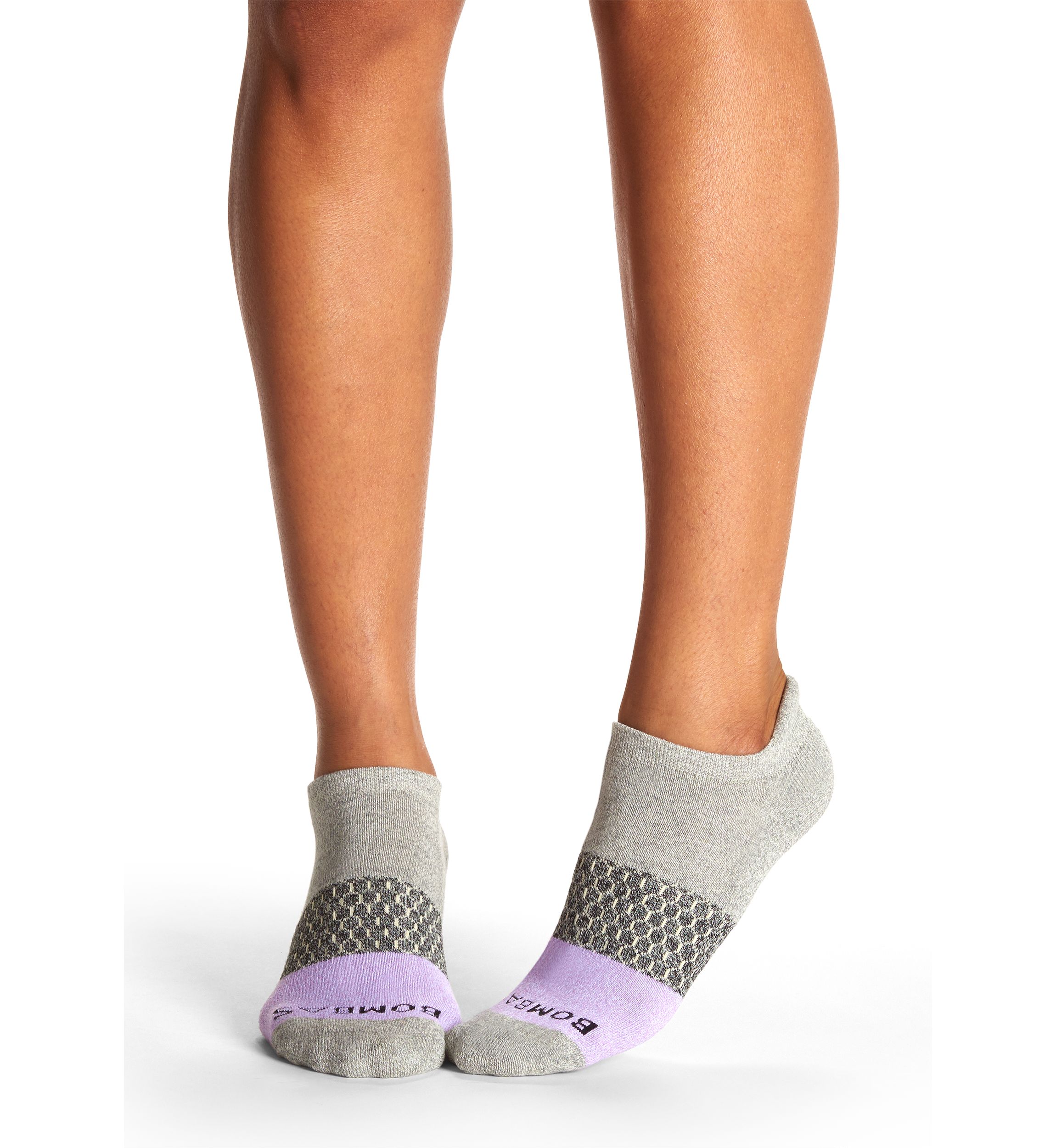 Solid Tri Block Ankle Socks