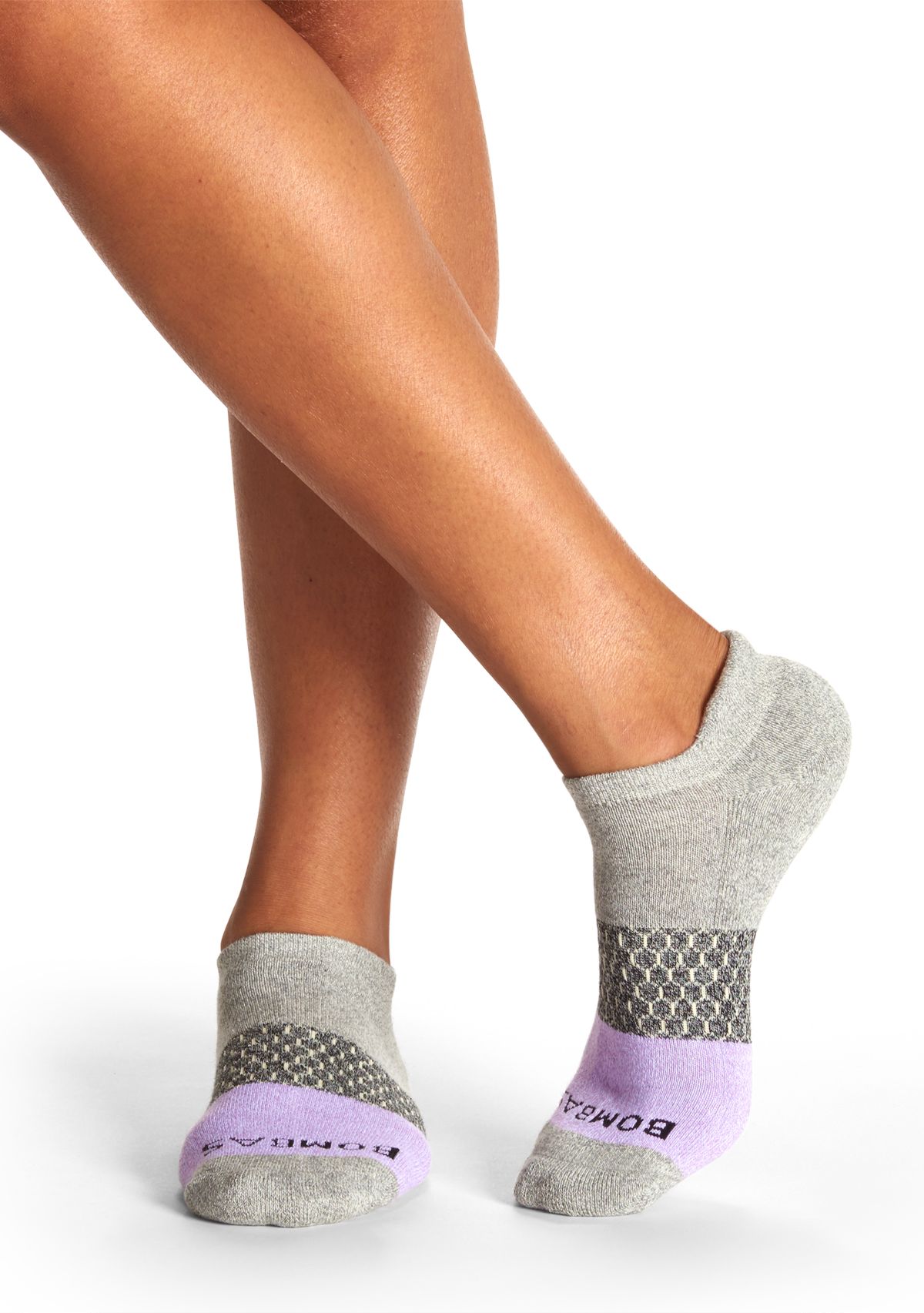 Solid Tri Block Ankle Socks