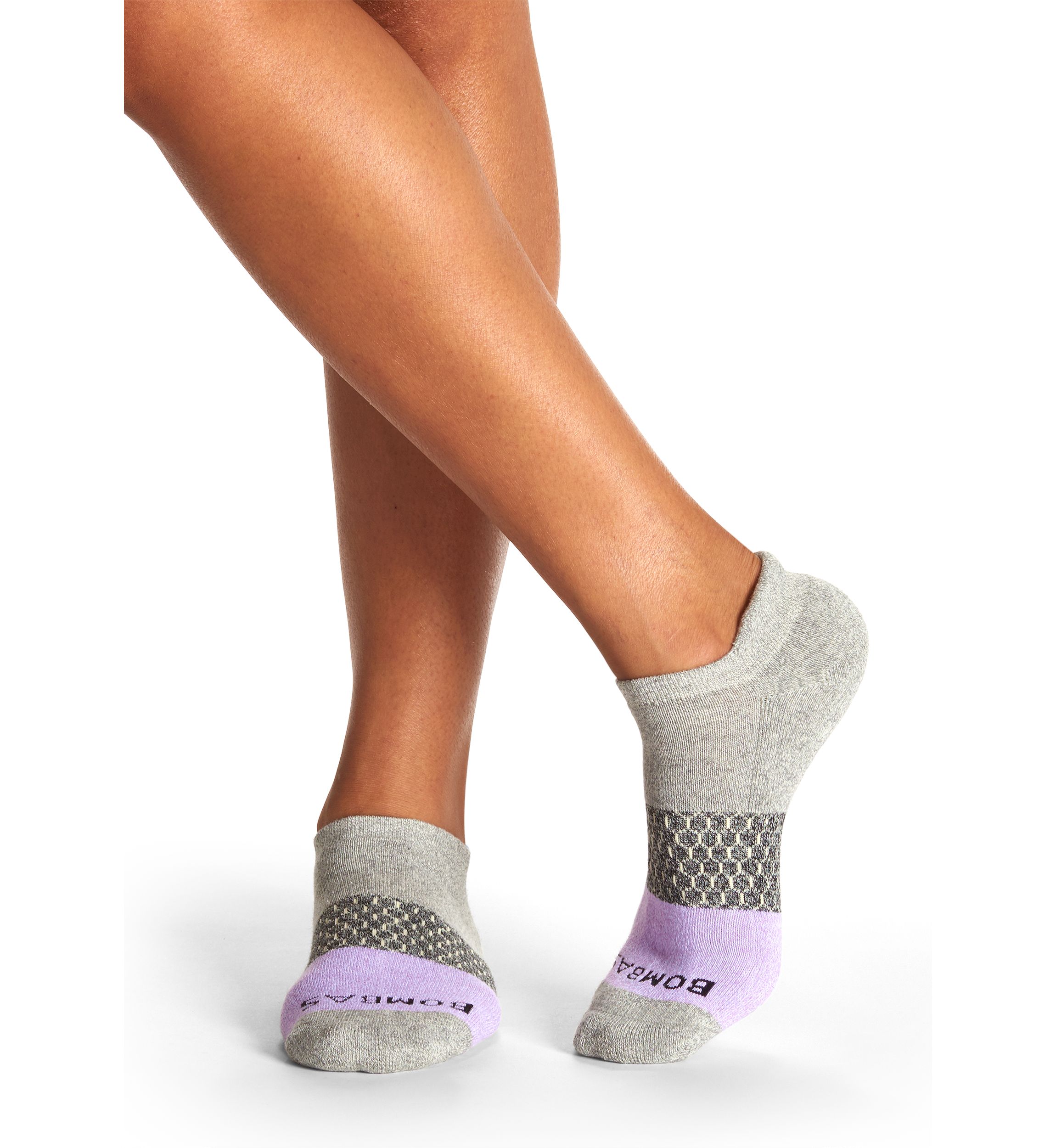 Solid Tri Block Ankle Socks