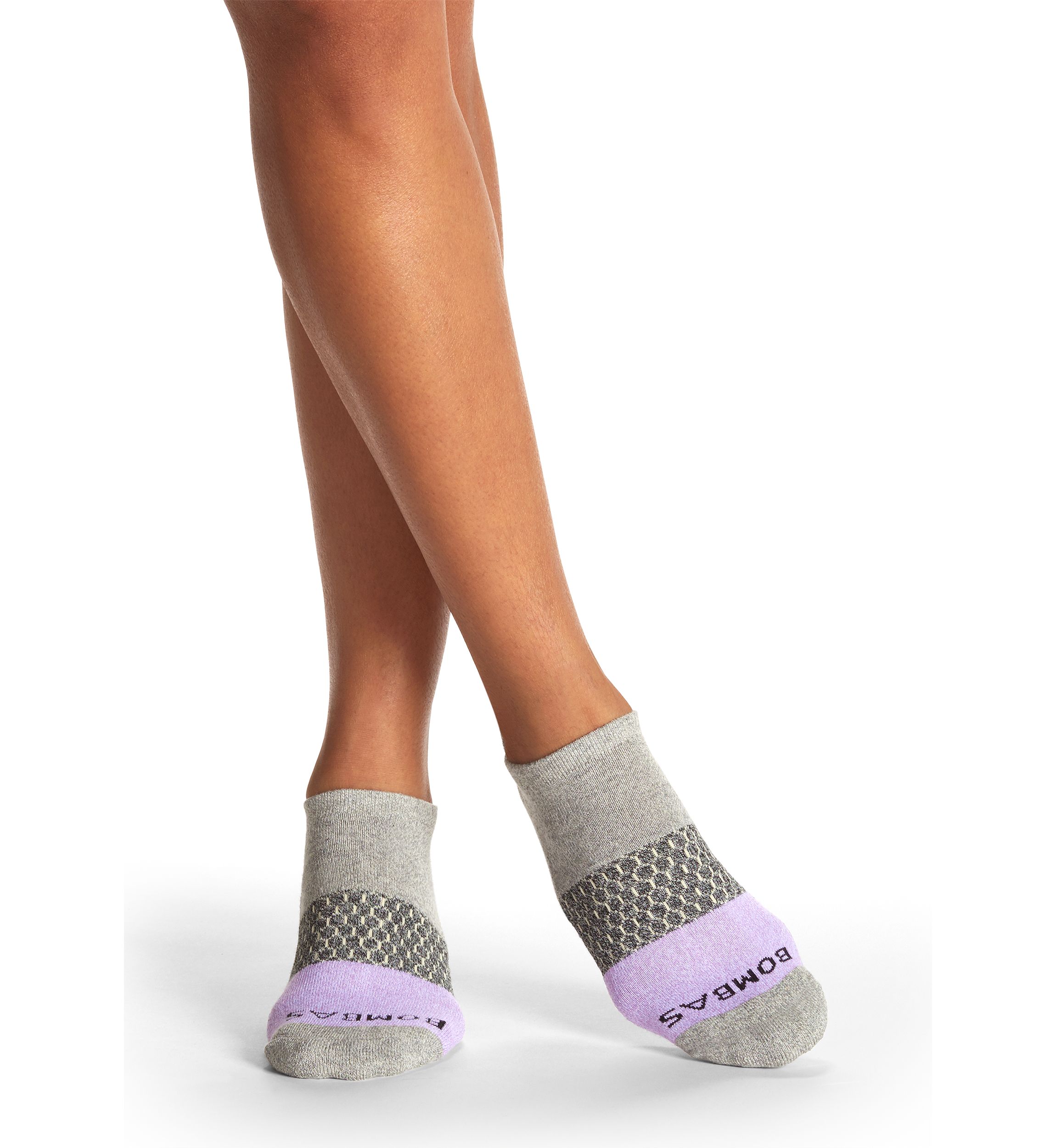 Solid Tri Block Ankle Socks