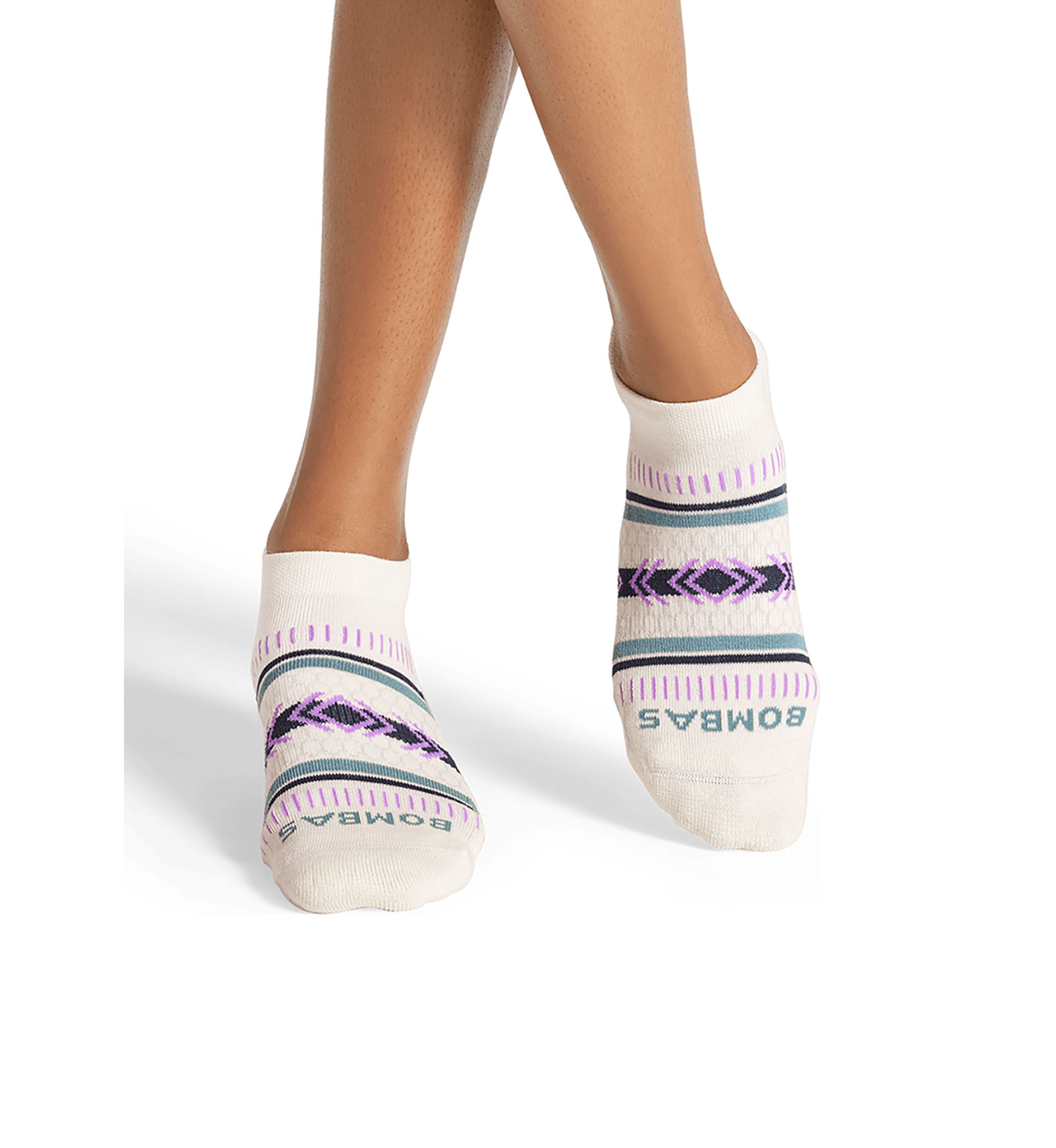 Ticking Stripe Fairisle Ankle Socks 