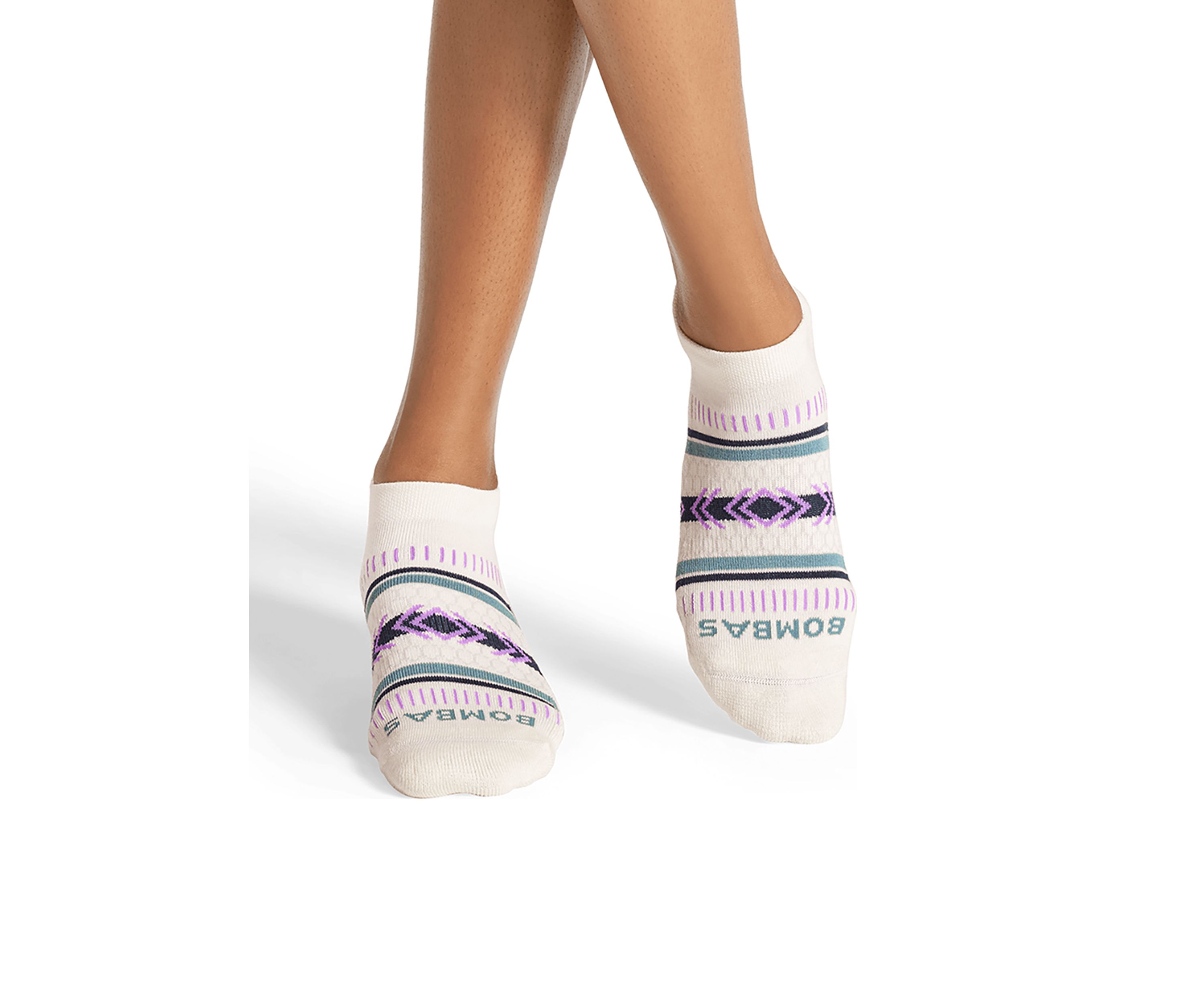 Ticking Stripe Fairisle Ankle Socks 