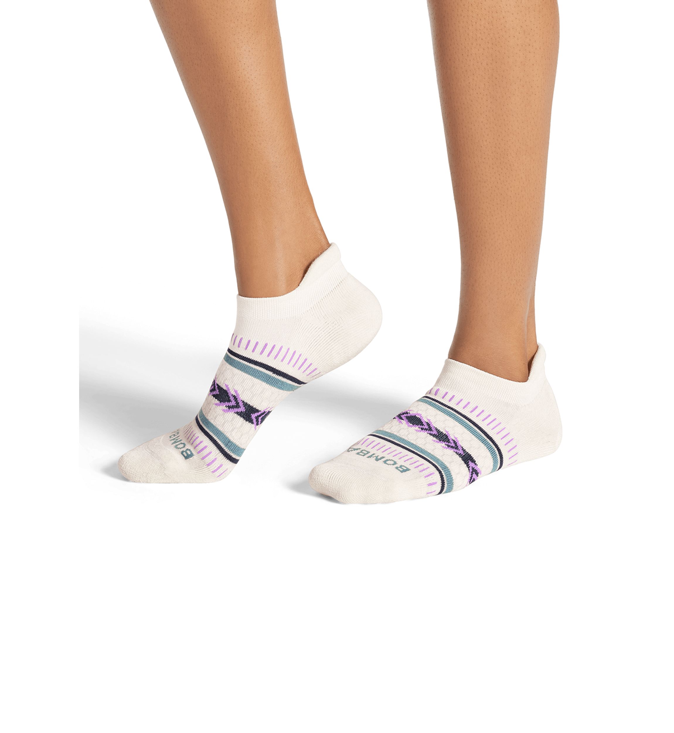 Ticking Stripe Fairisle Ankle Socks 