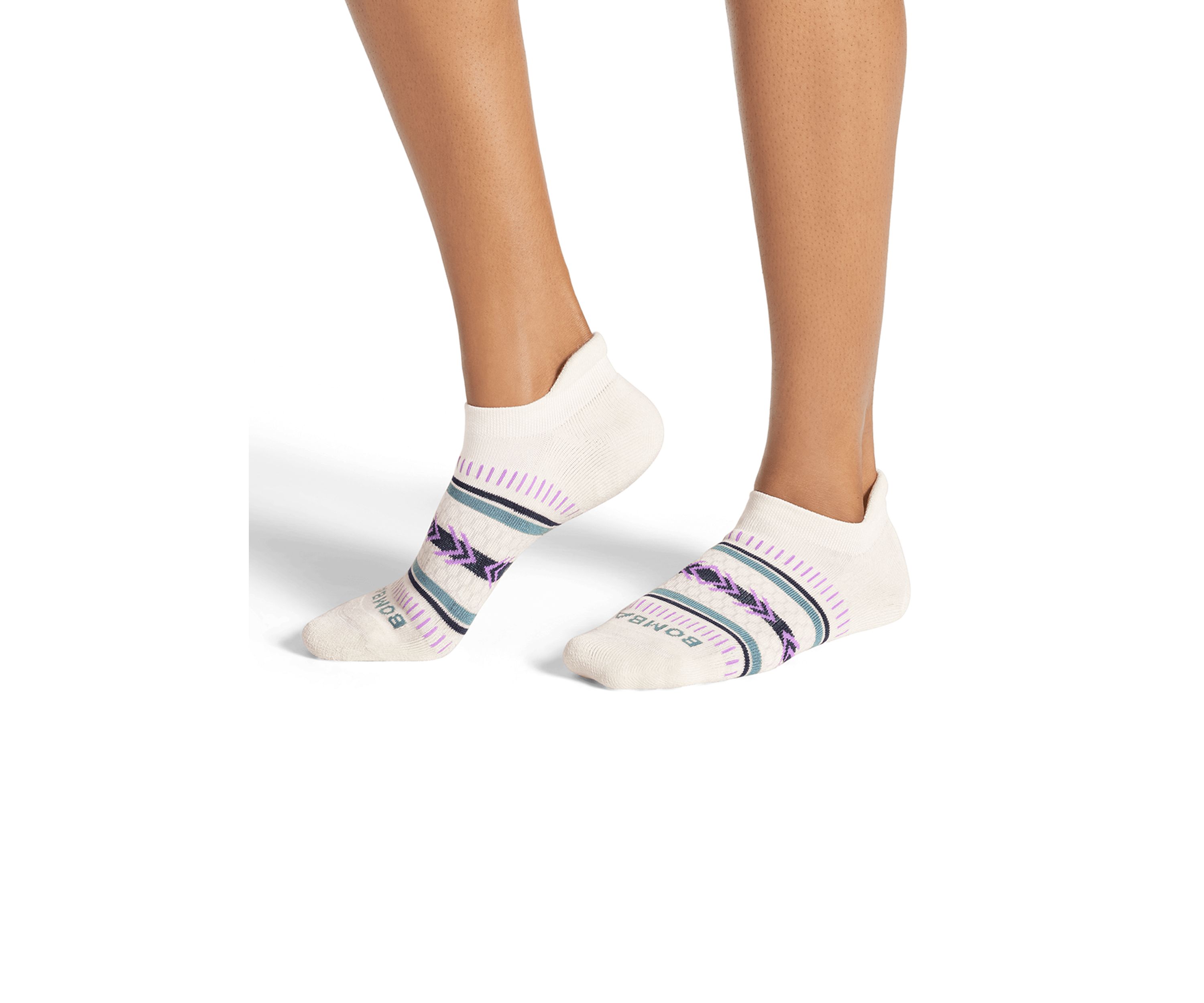 Ticking Stripe Fairisle Ankle Socks 