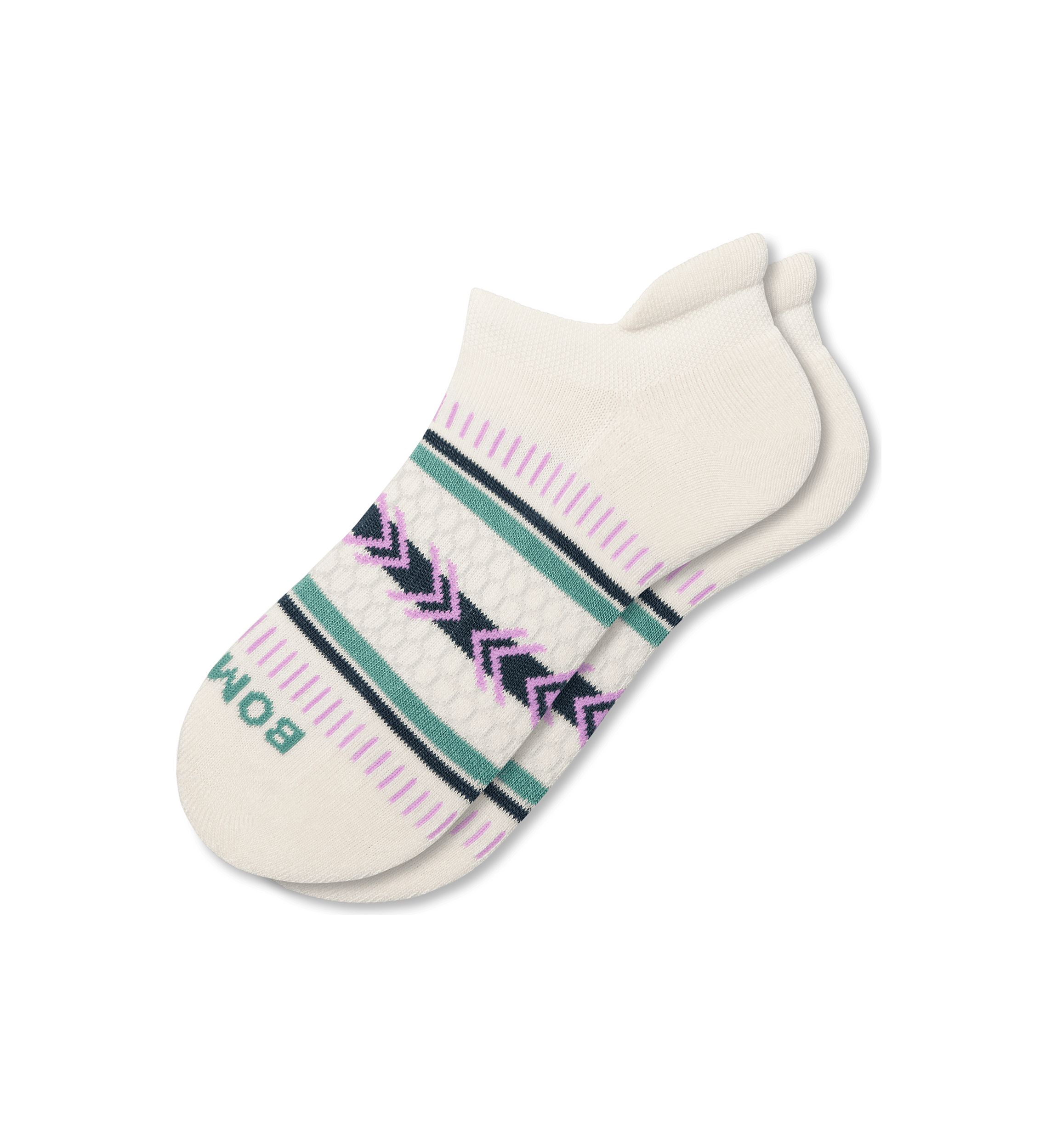 Ticking Stripe Fairisle Ankle Socks 
