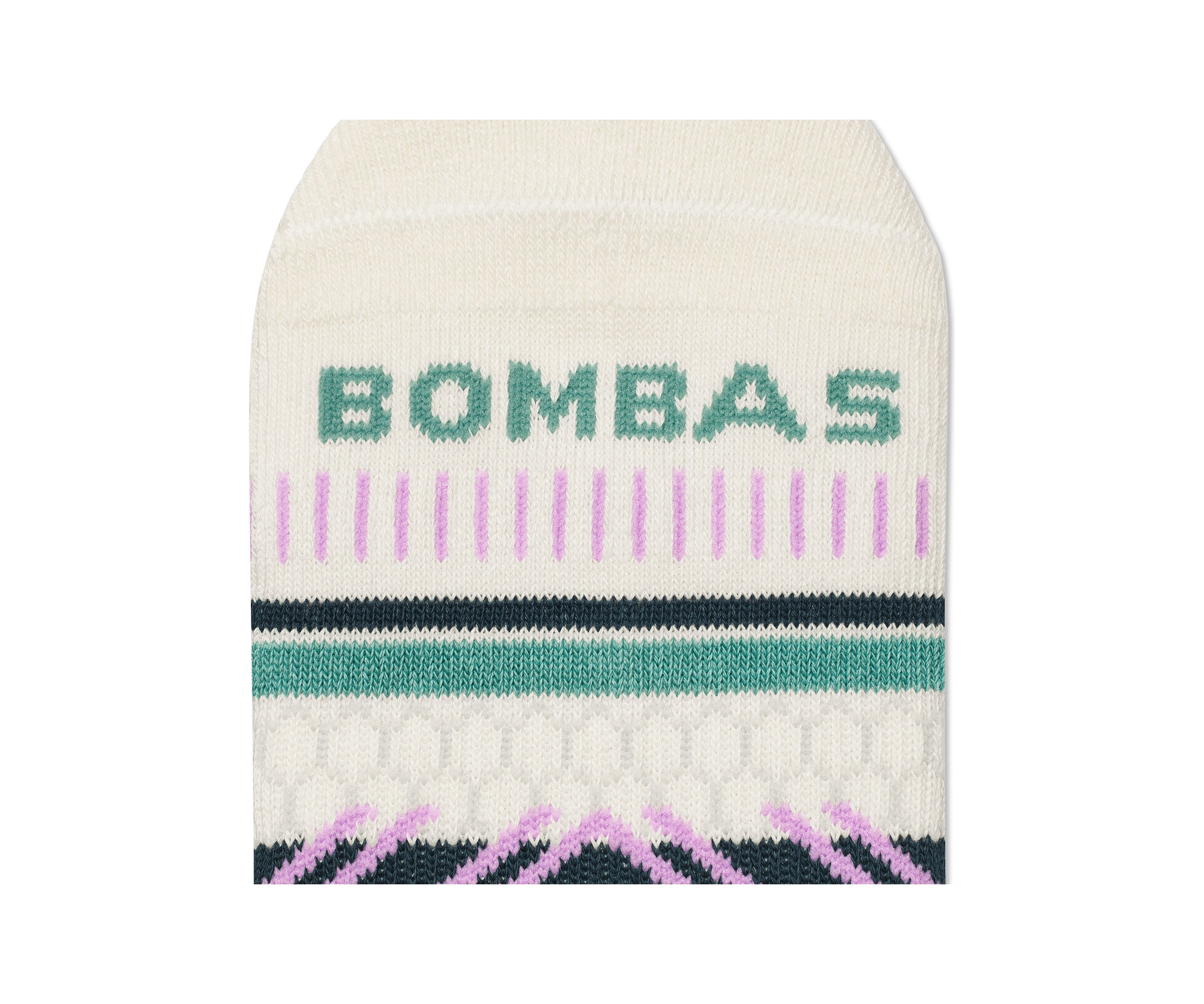 Ticking Stripe Fairisle Ankle Socks 