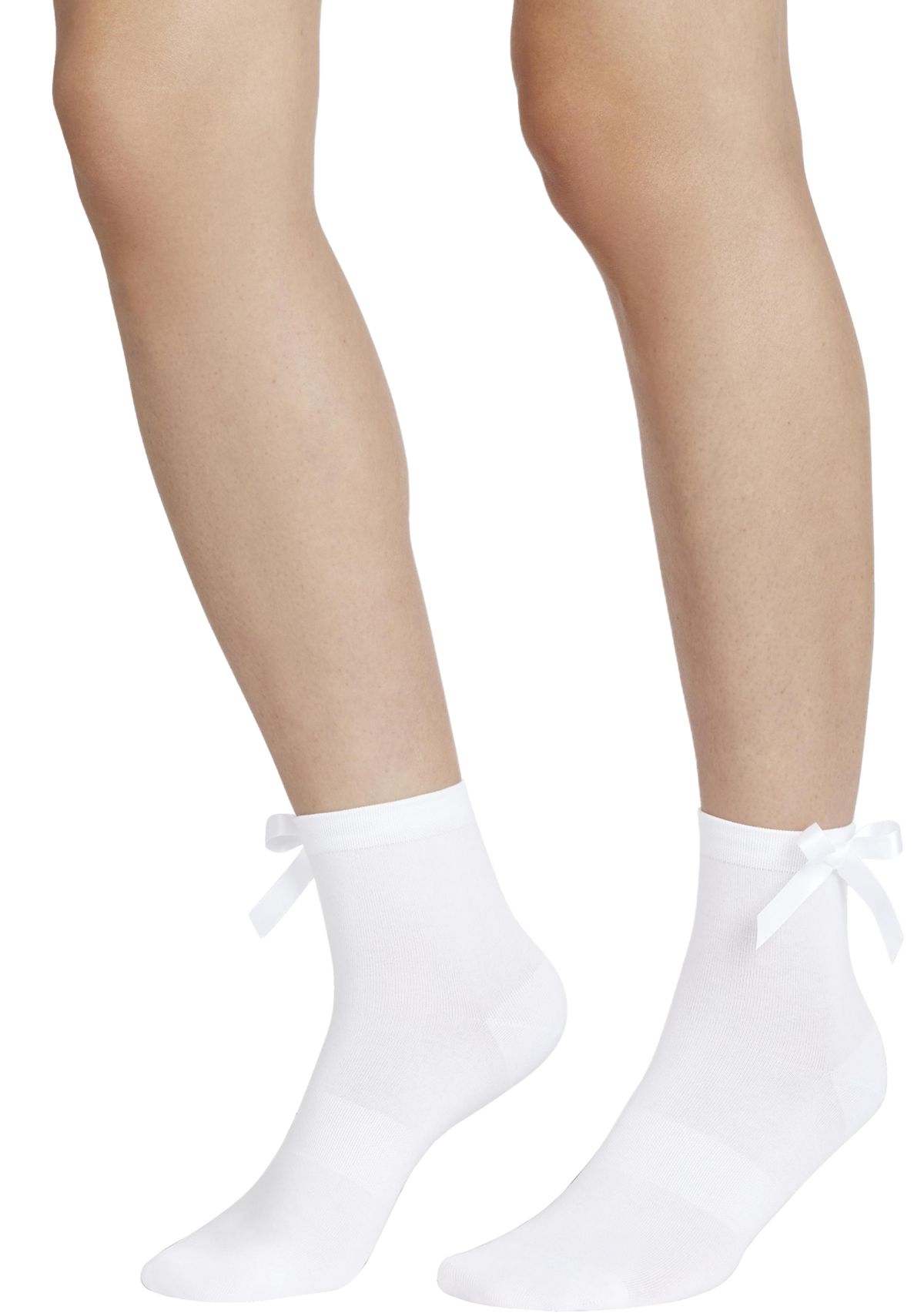 Solid Side Bow Lightweight Quarter Socks
