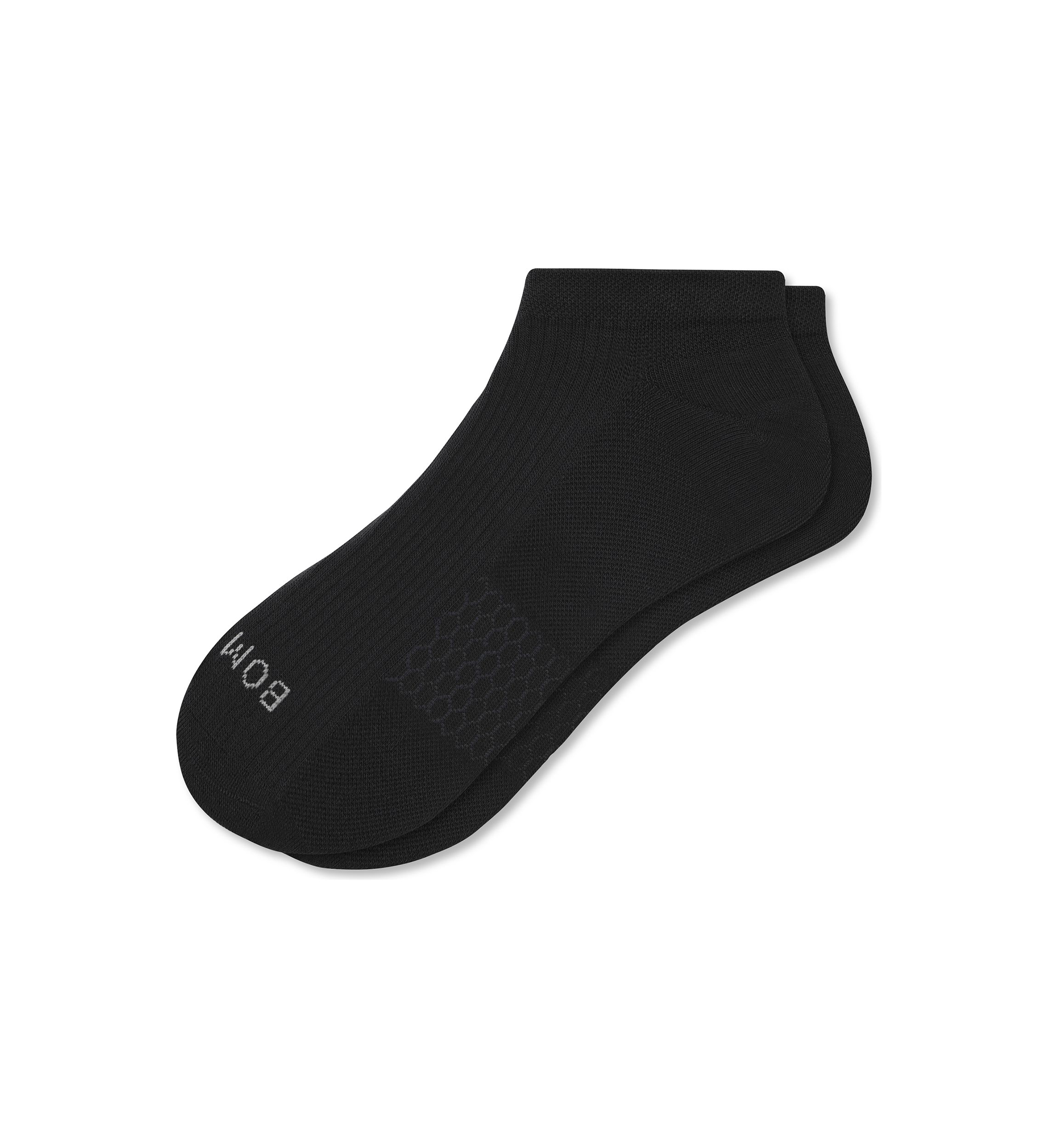 Solid Modern Rib Ankle Socks 