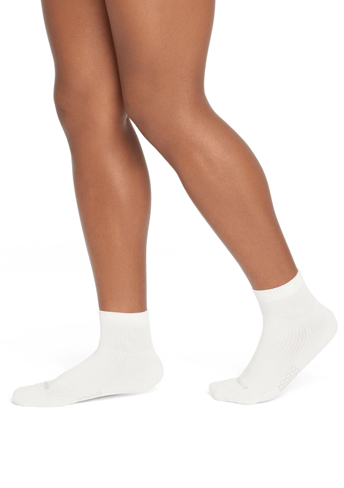 Solid Modern Rib Quarter Socks