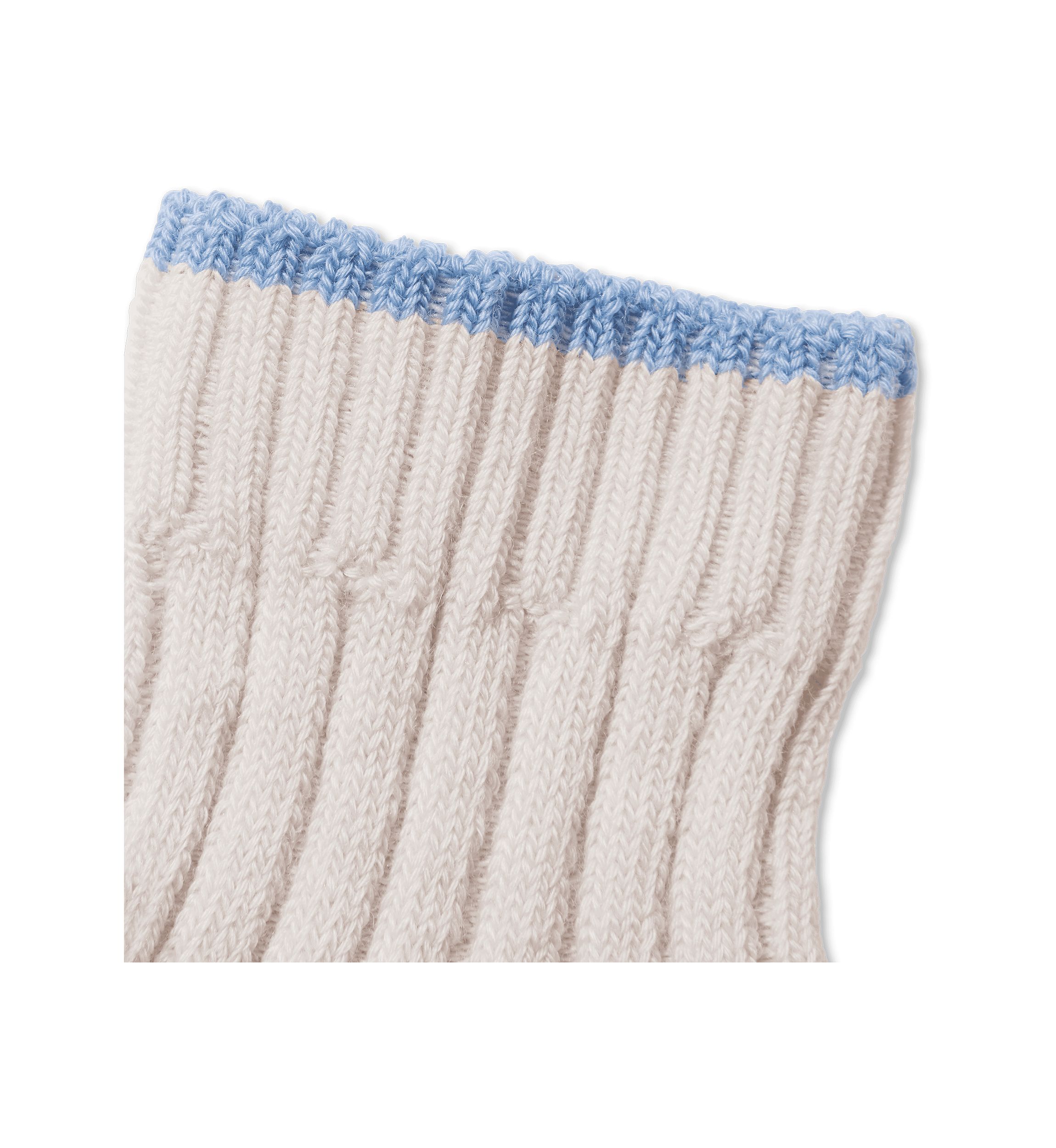 Womens Heather Striped Merino Jacquard Quarter Socks