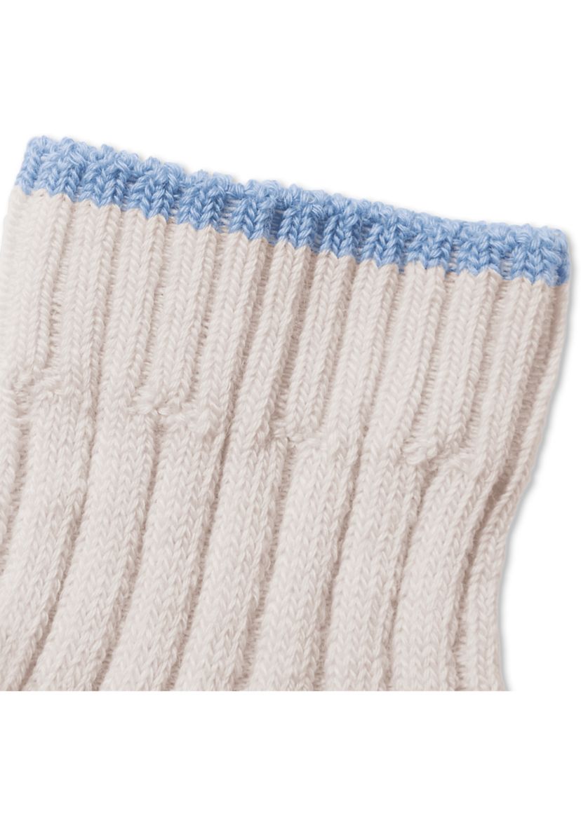 Womens Heather Striped Merino Jacquard Quarter Socks
