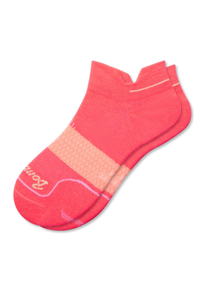 Solid Toe Border Running Ankle Socks 
