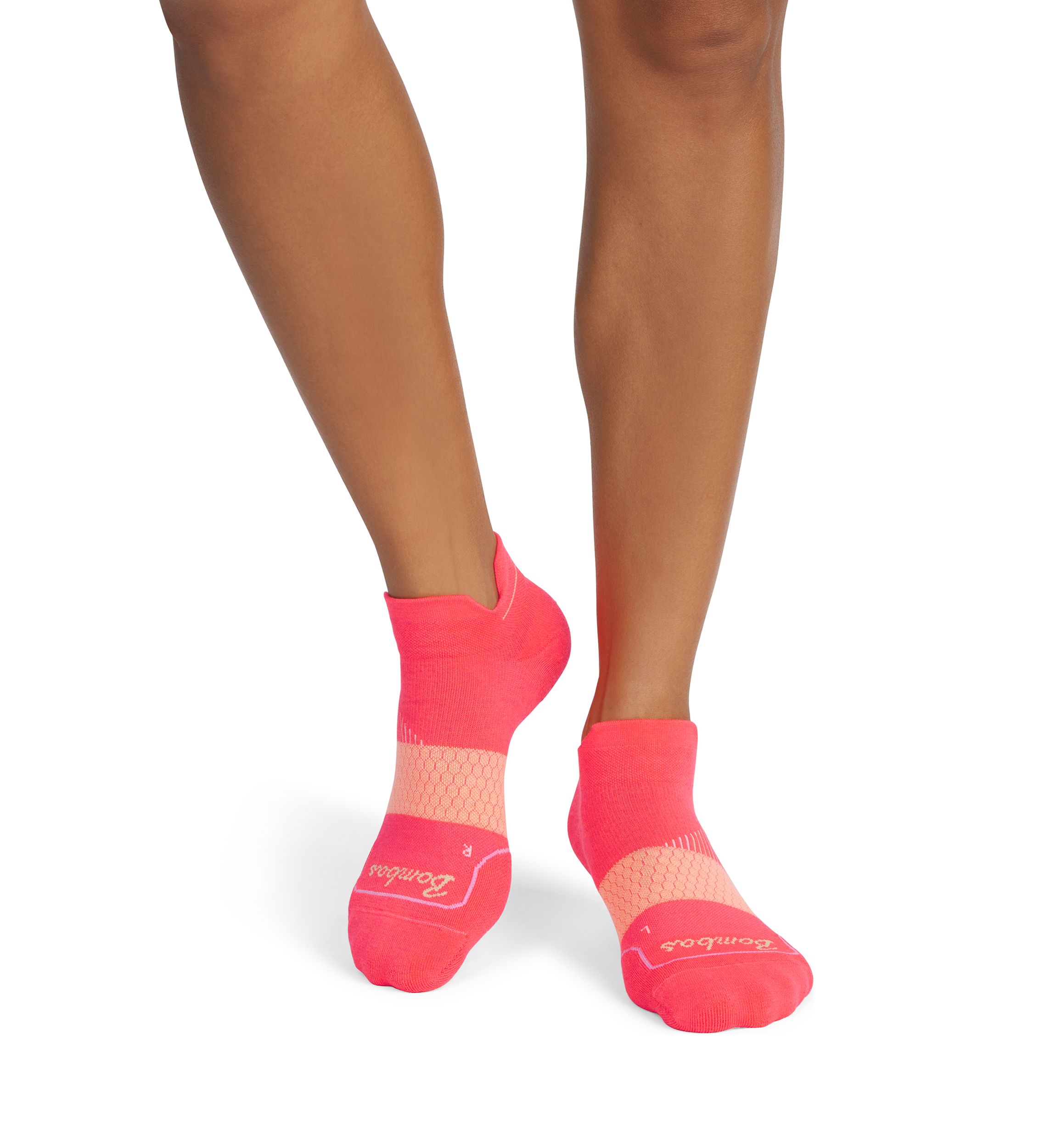 Solid Toe Border Running Ankle Socks 