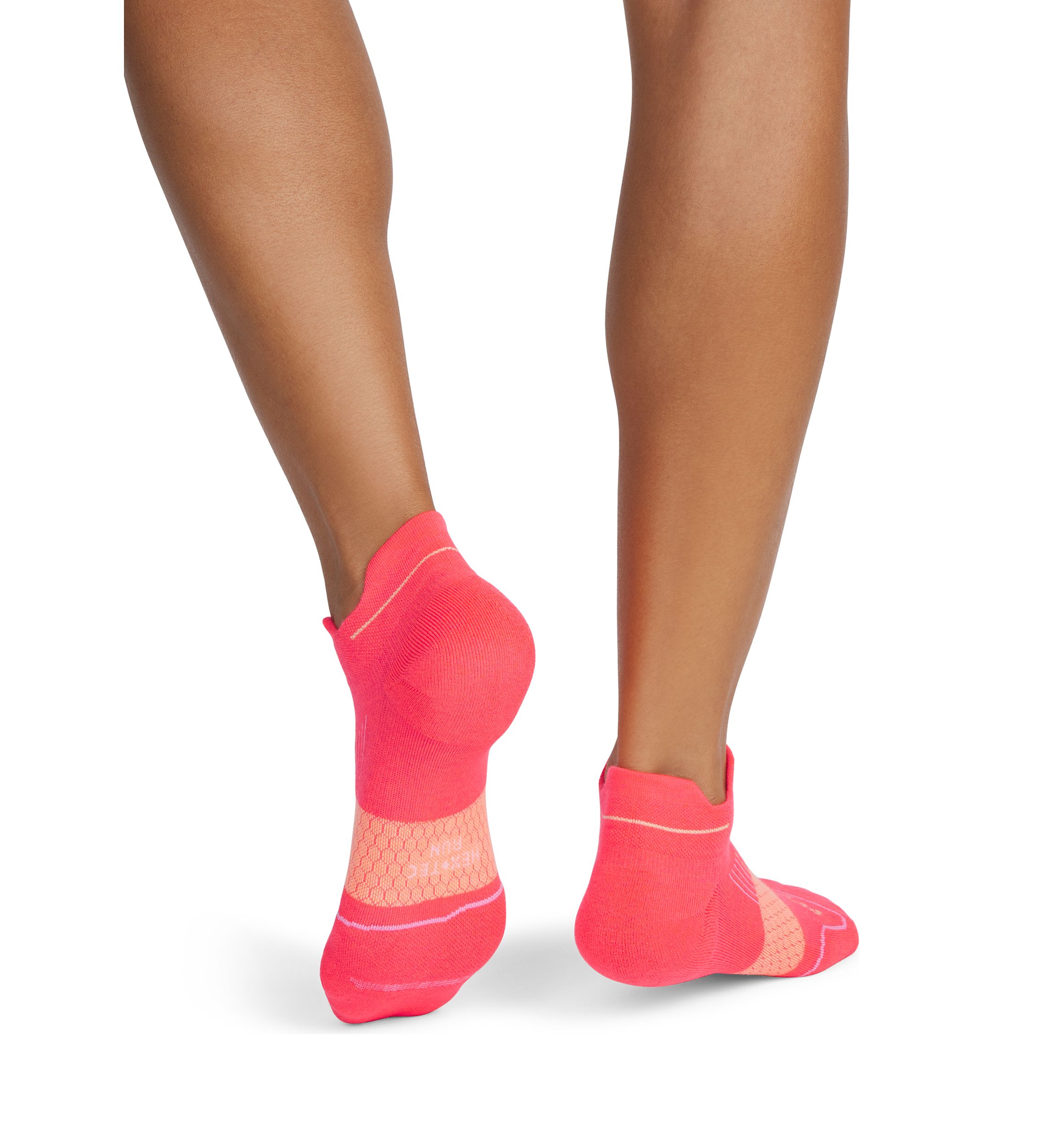 Solid Toe Border Running Ankle Socks 