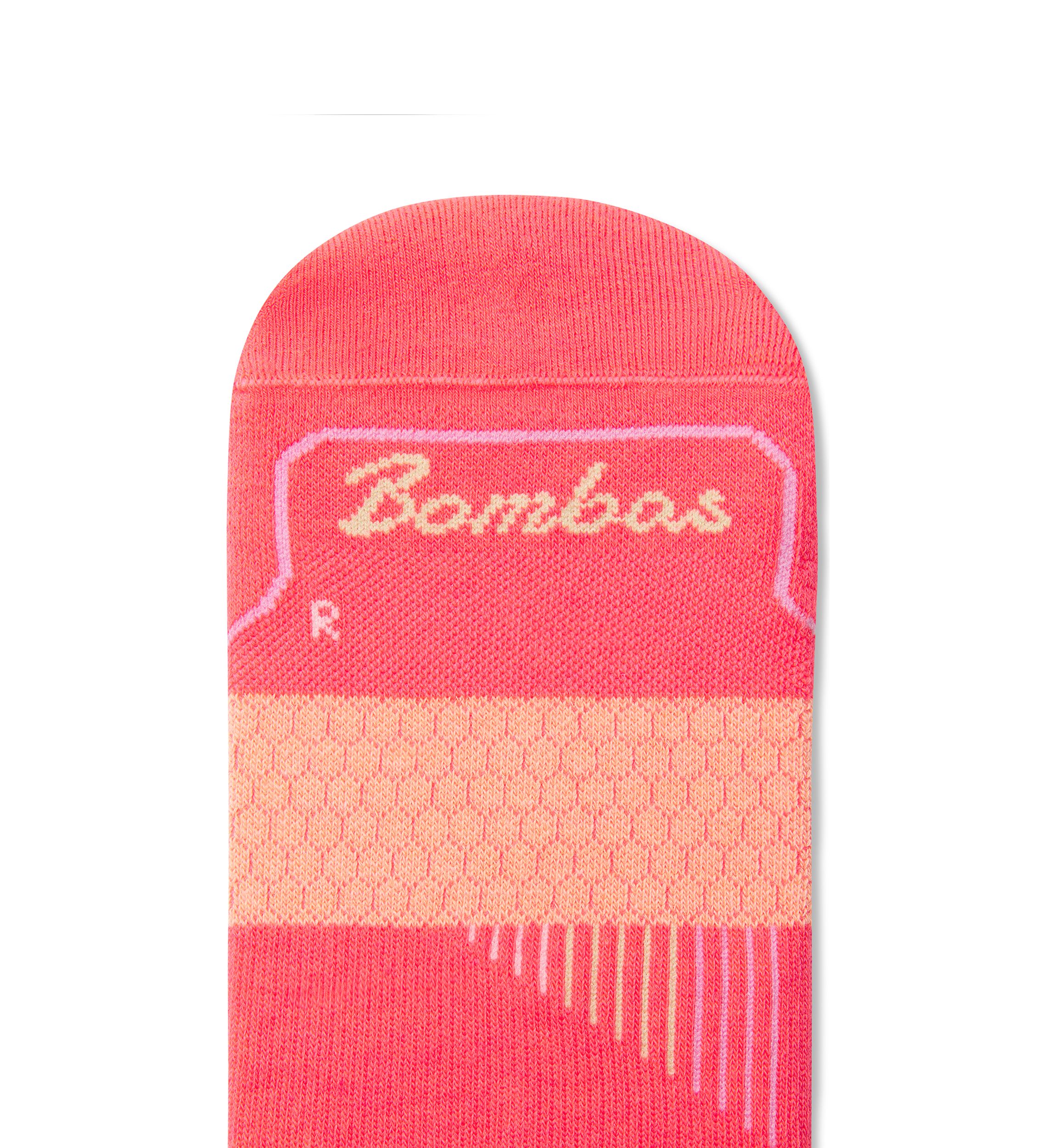 Solid Toe Border Running Ankle Socks 