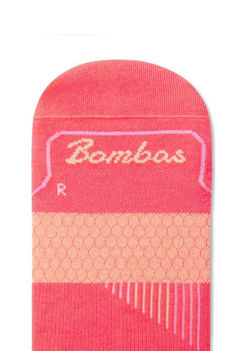 Solid Toe Border Running Ankle Socks 