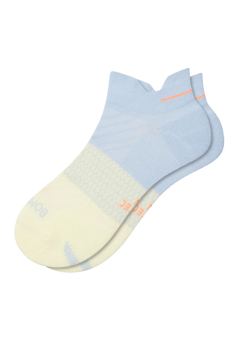 Solid Two Tone Running Ankle Socks