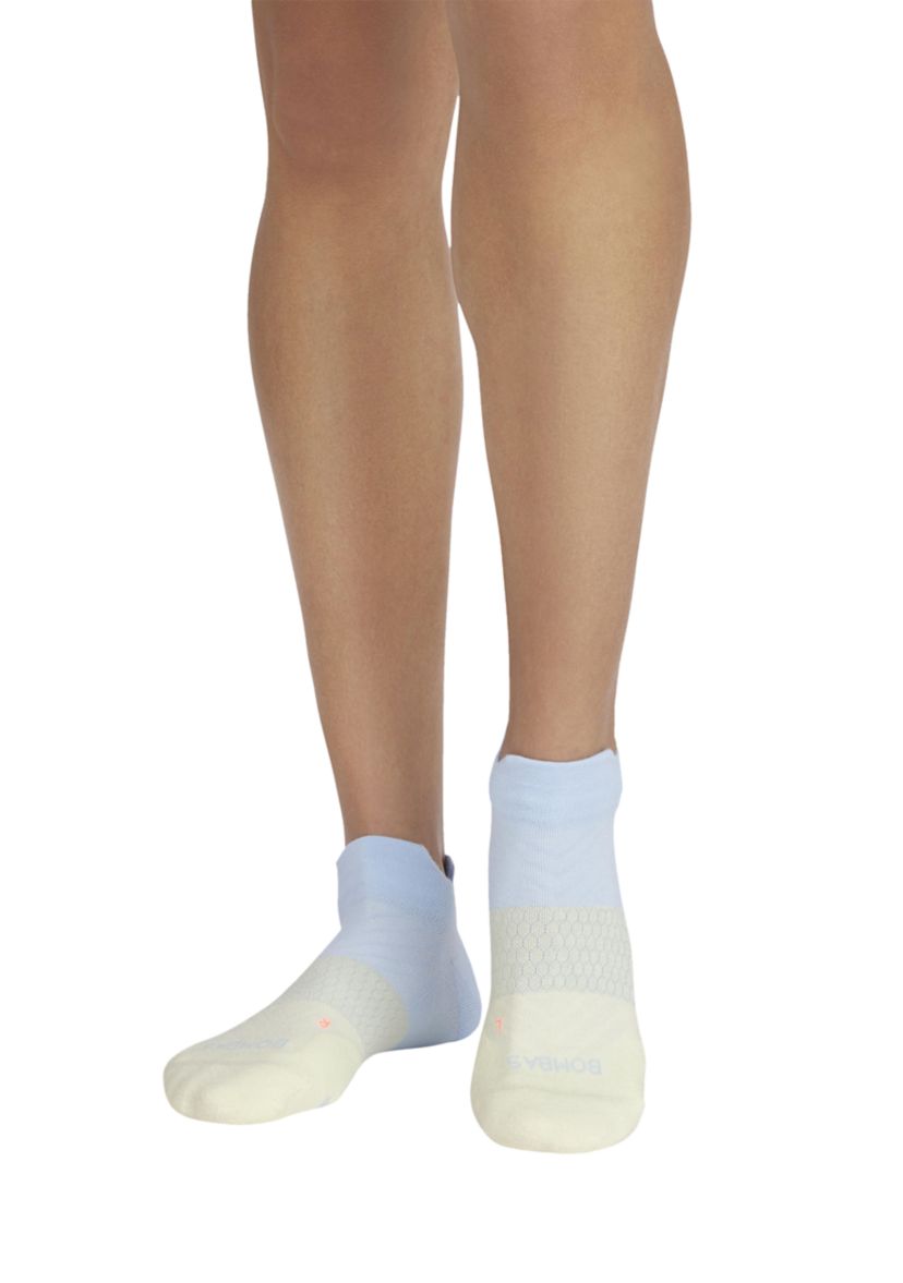 Solid Two Tone Running Ankle Socks