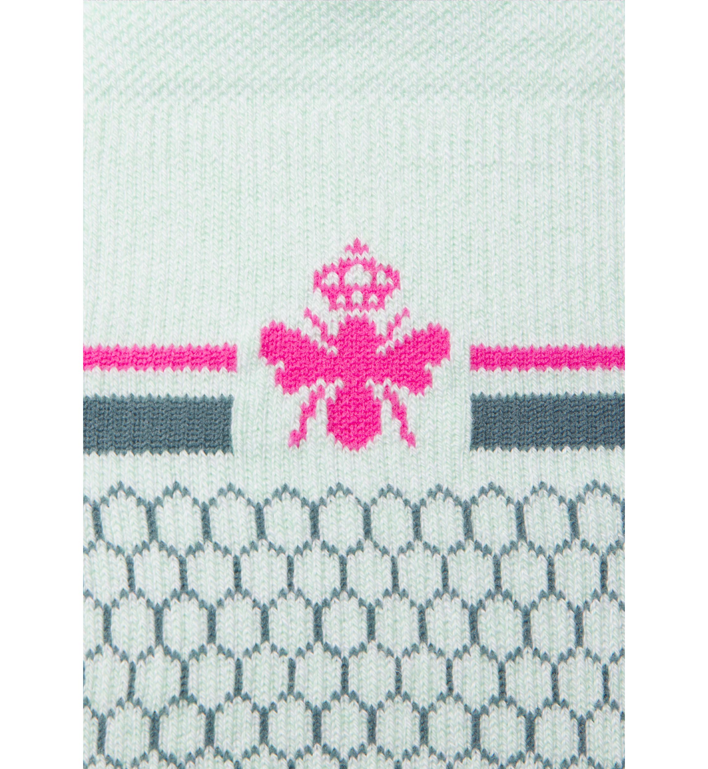Marl Double Stripe All Purpose Ankle Socks