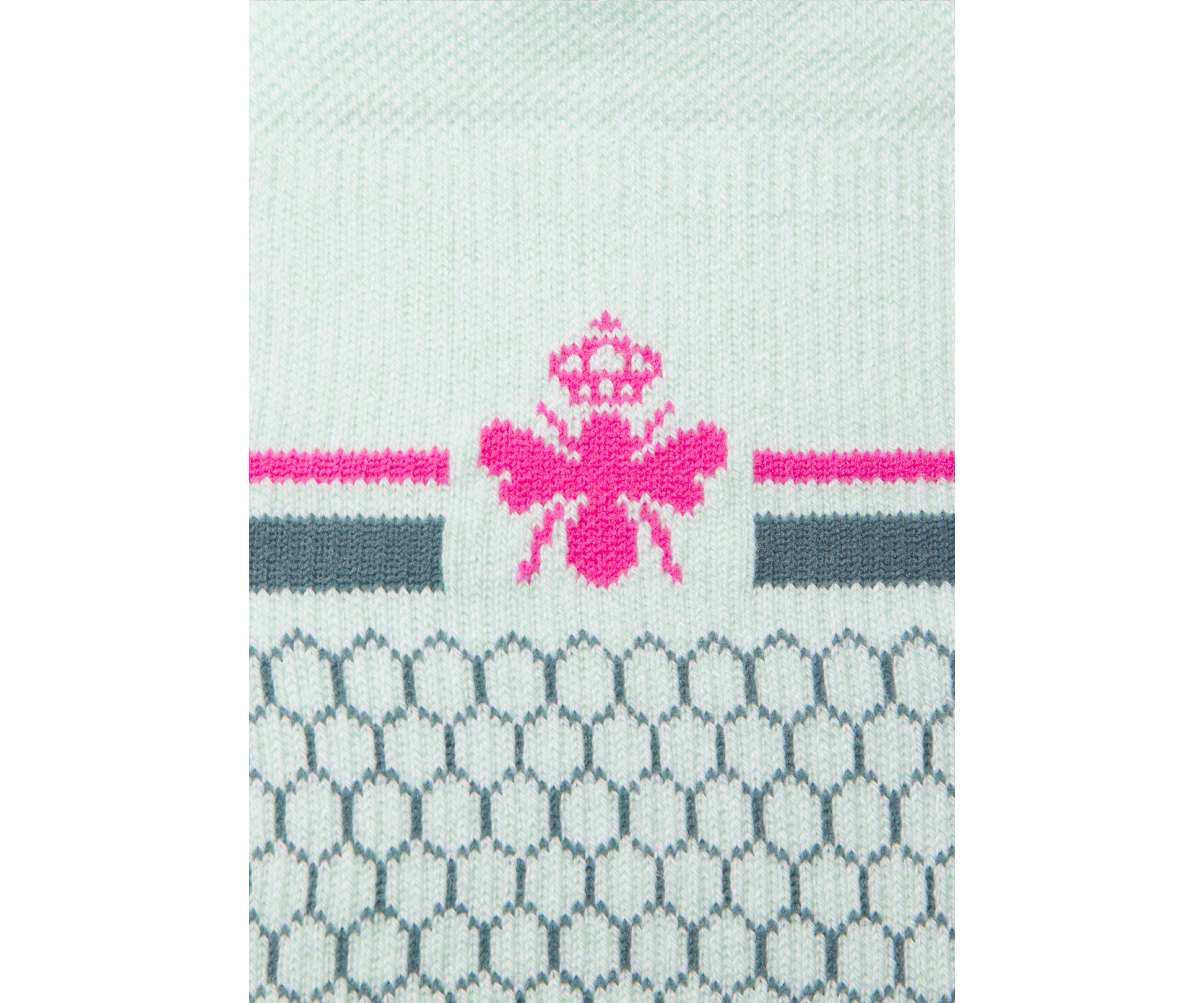 Marl Double Stripe All Purpose Ankle Socks