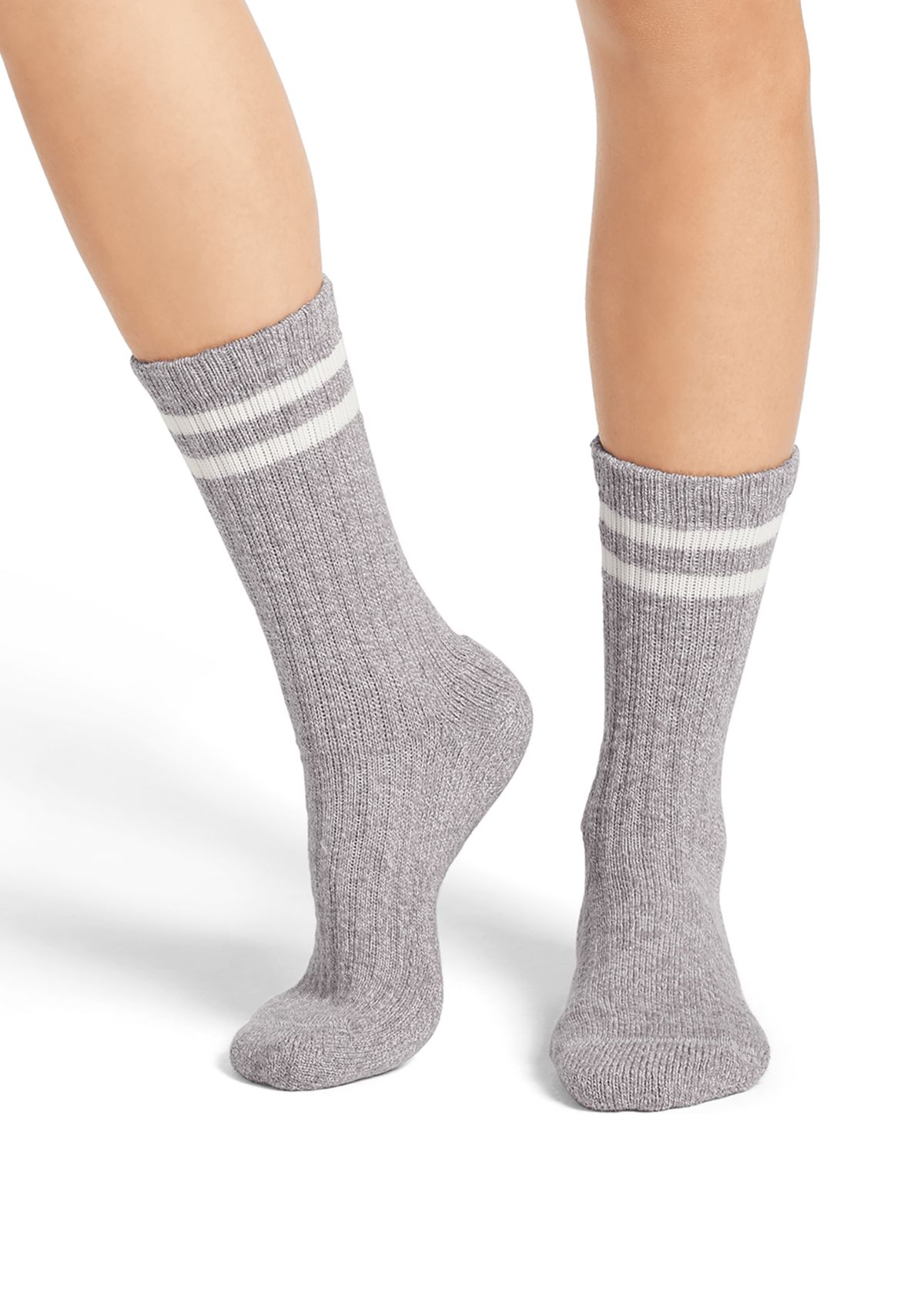 Marl Vintage Stripes Ragg Crew Socks 