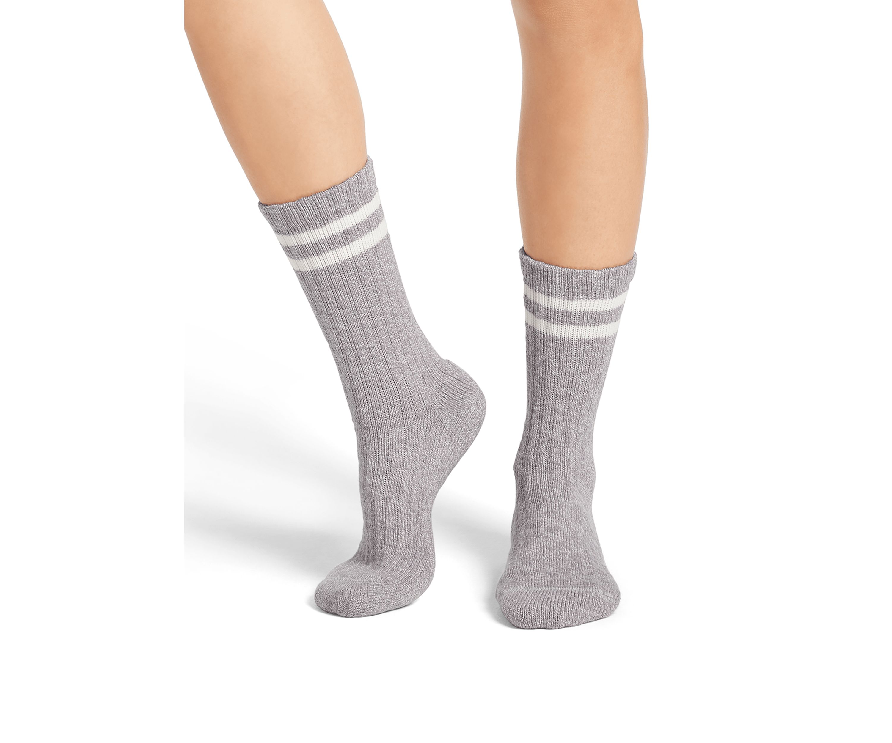 Marl Vintage Stripes Ragg Crew Socks 