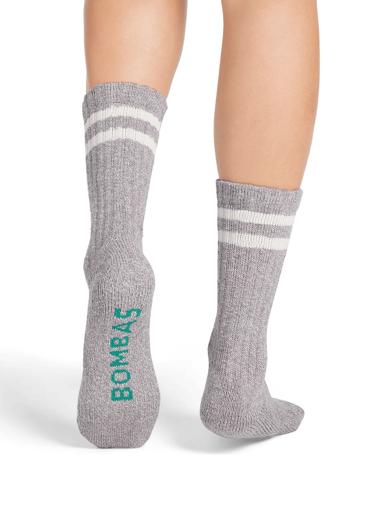 Marl Vintage Stripes Ragg Crew Socks 