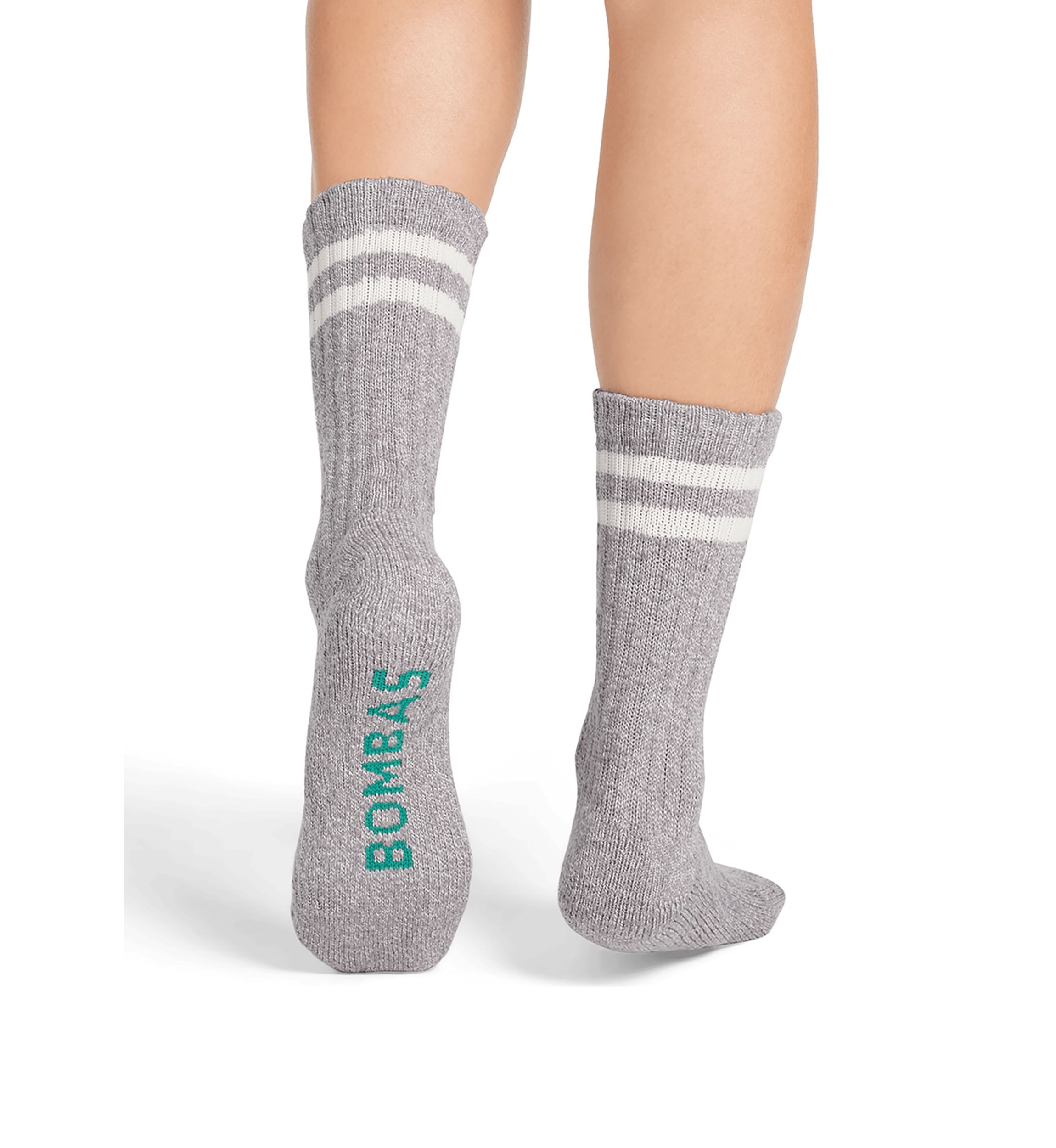 Marl Vintage Stripes Ragg Crew Socks 