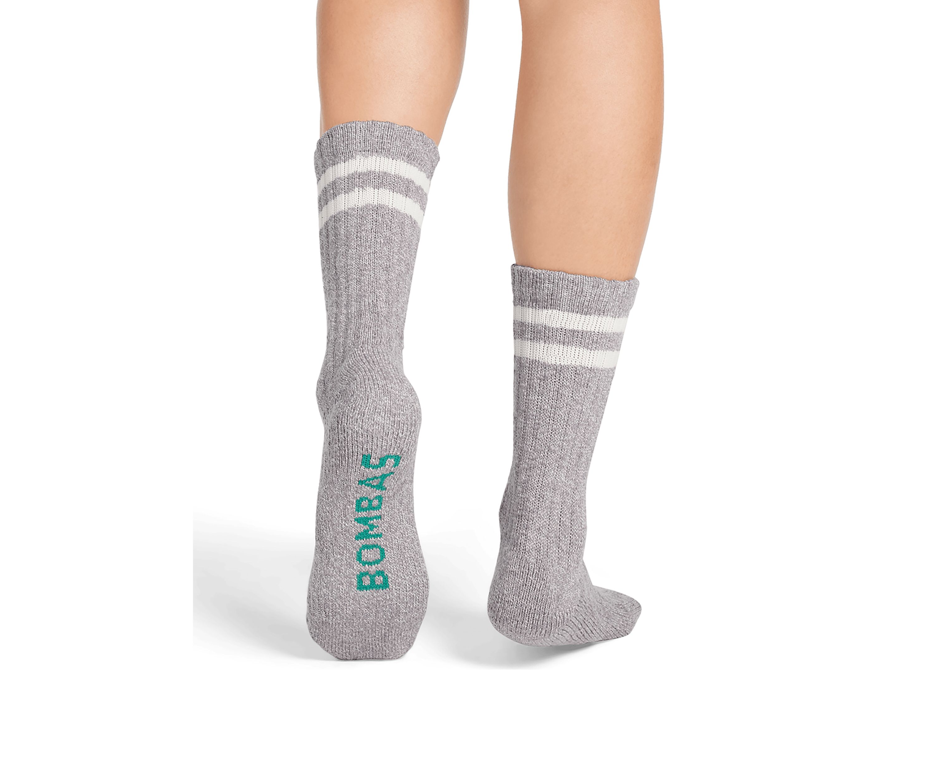 Marl Vintage Stripes Ragg Crew Socks 