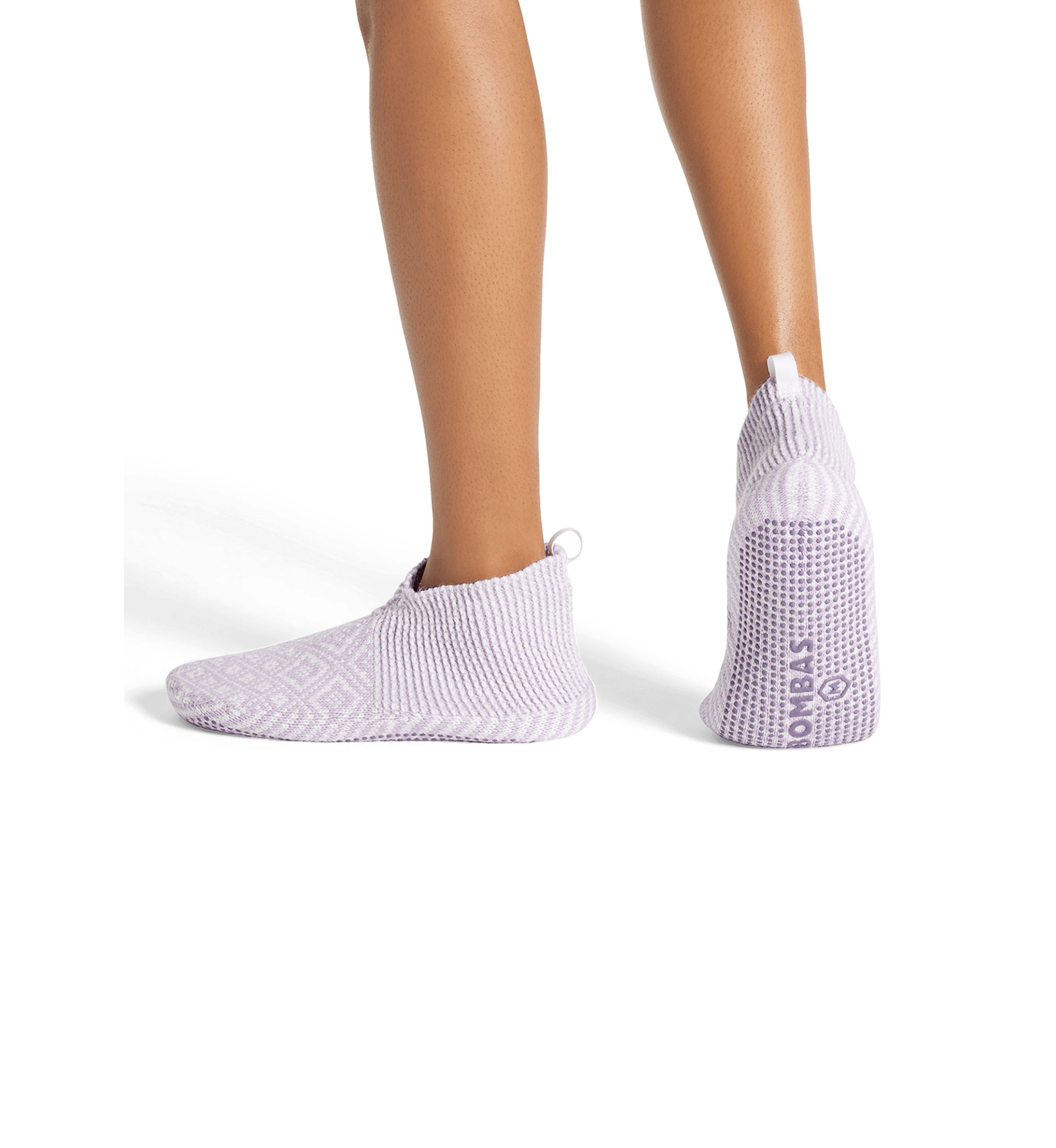 Adult Diamond Fair Isle Gripper Slippers 