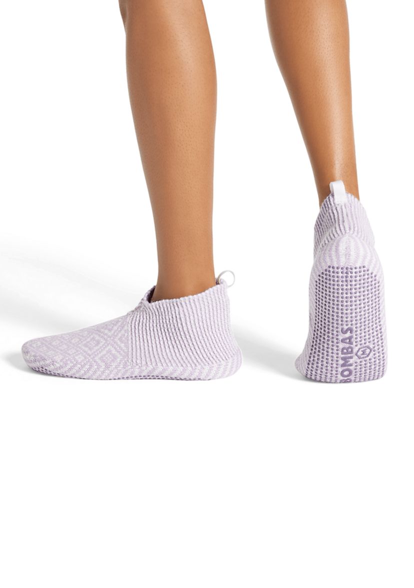Adult Diamond Fair Isle Gripper Slippers 