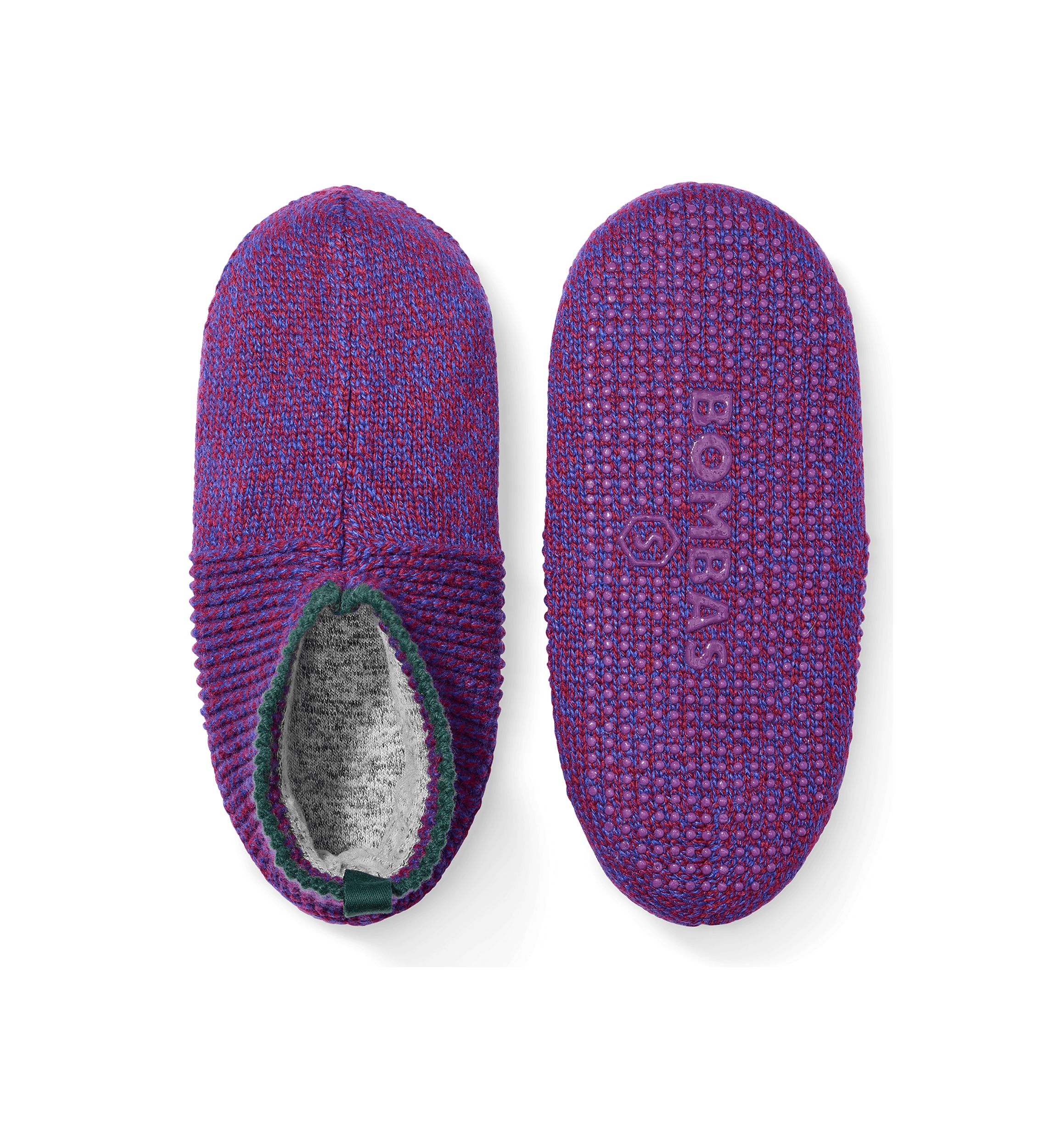 Marl Gripper Slippers with Tipping