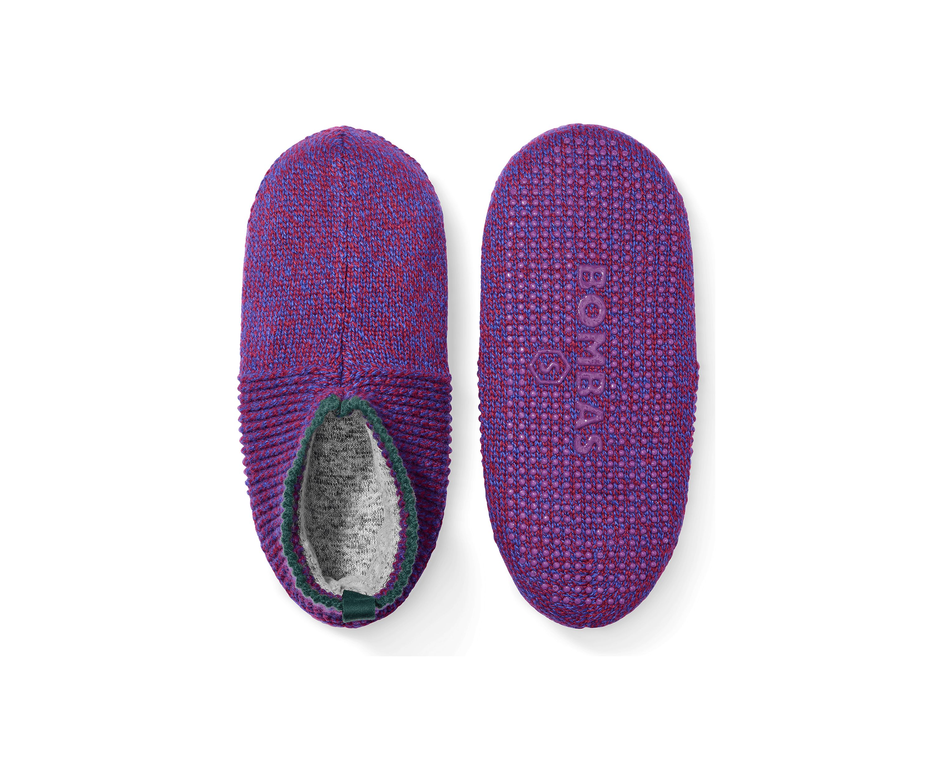 Marl Gripper Slippers with Tipping