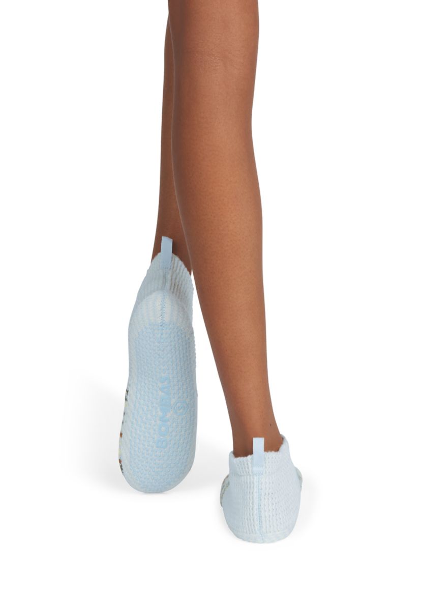 Retro Fair Isle Gripper Slippers