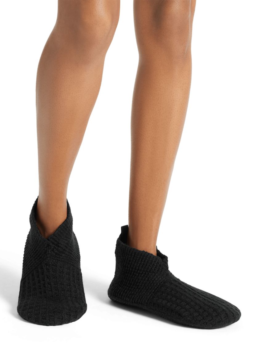 Adult Waffle Gripper Solid Slippers