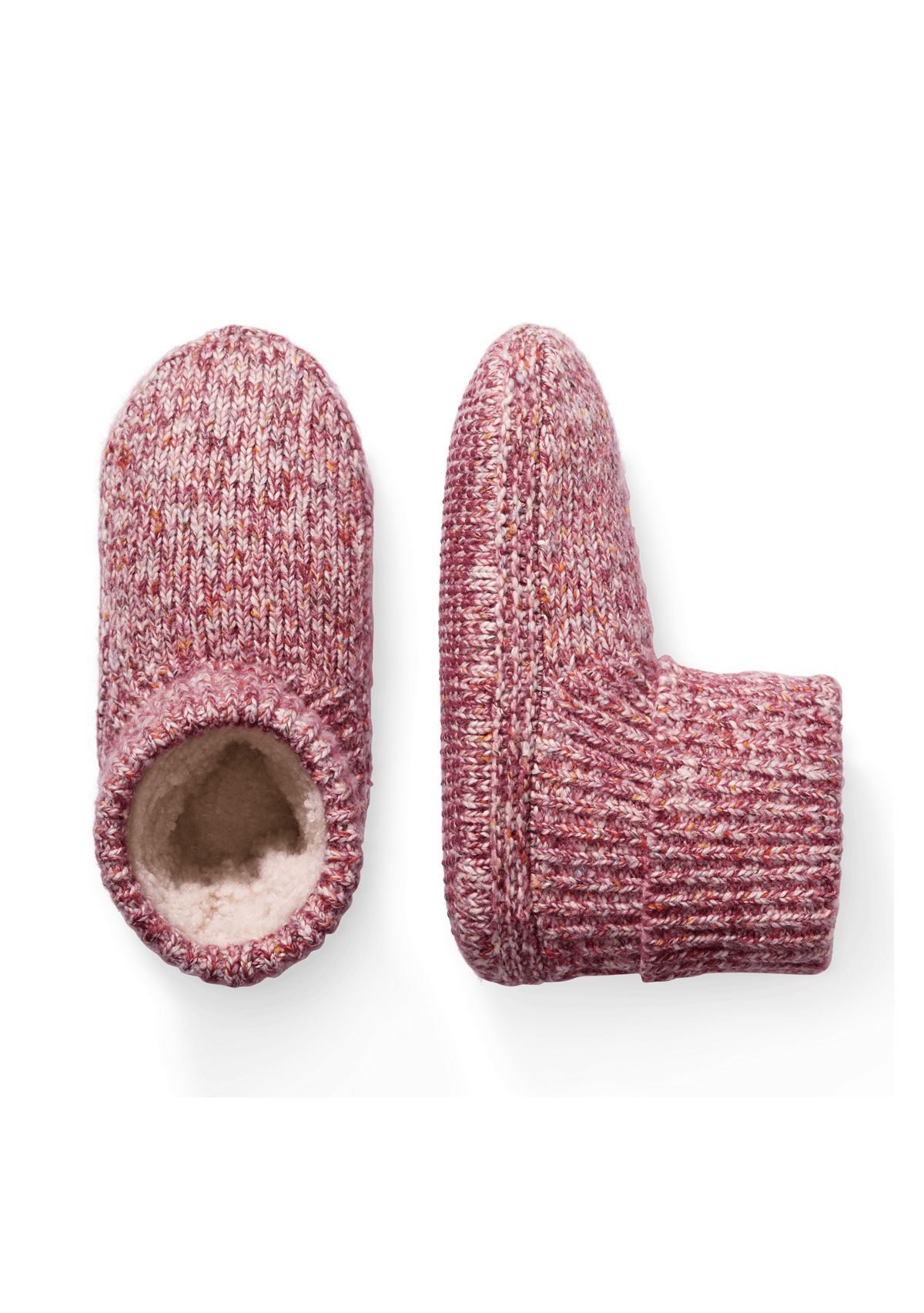 Sherpa Lined Bootie Gripper Slippers