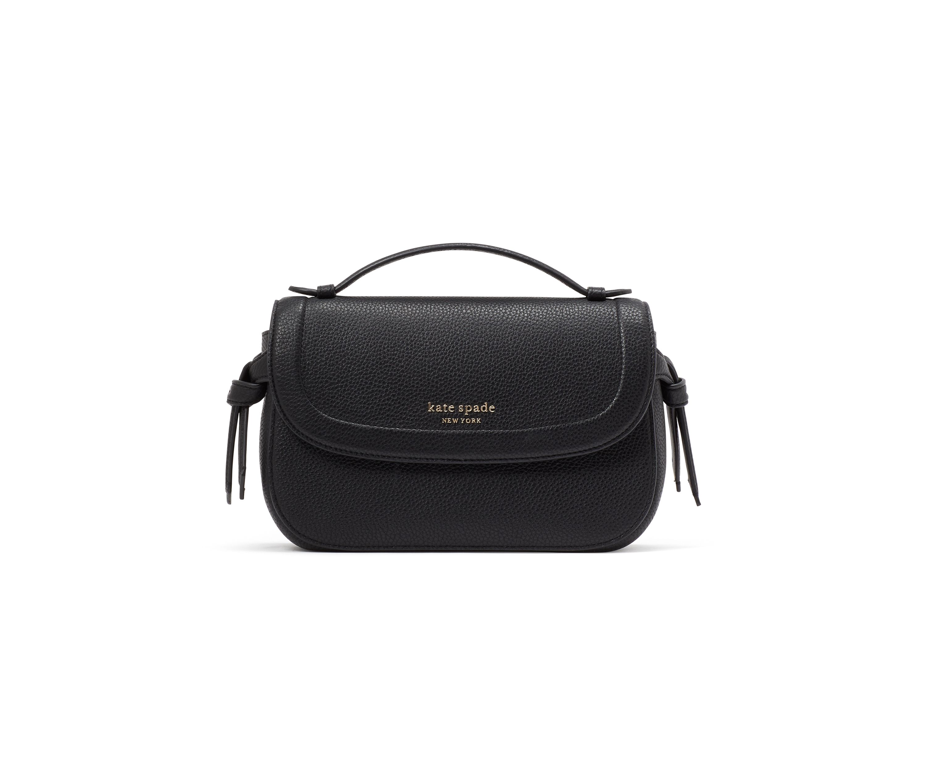 Knott Pebbled Leather Top Crossbody Bag