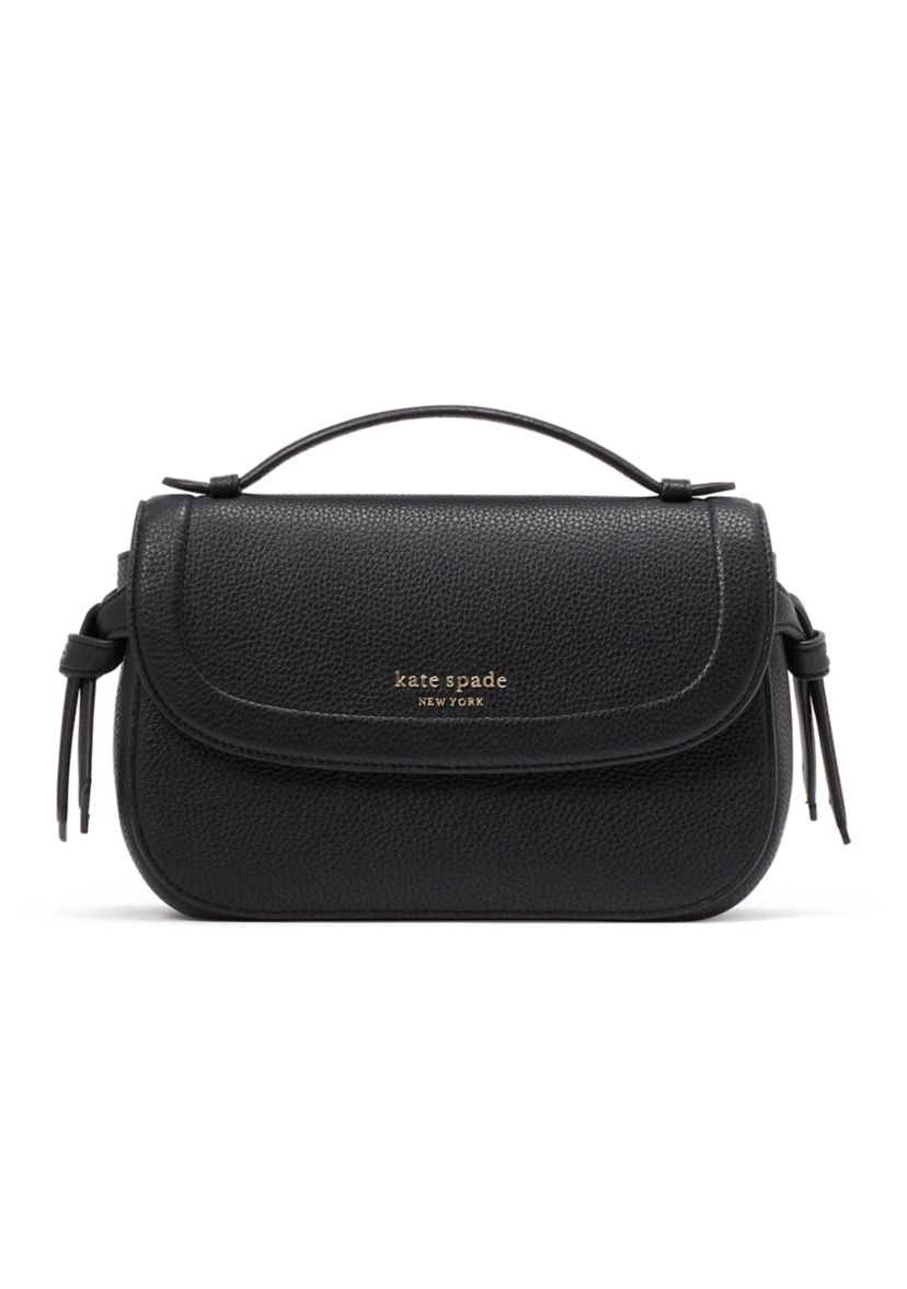 Knott Pebbled Leather Top Crossbody Bag
