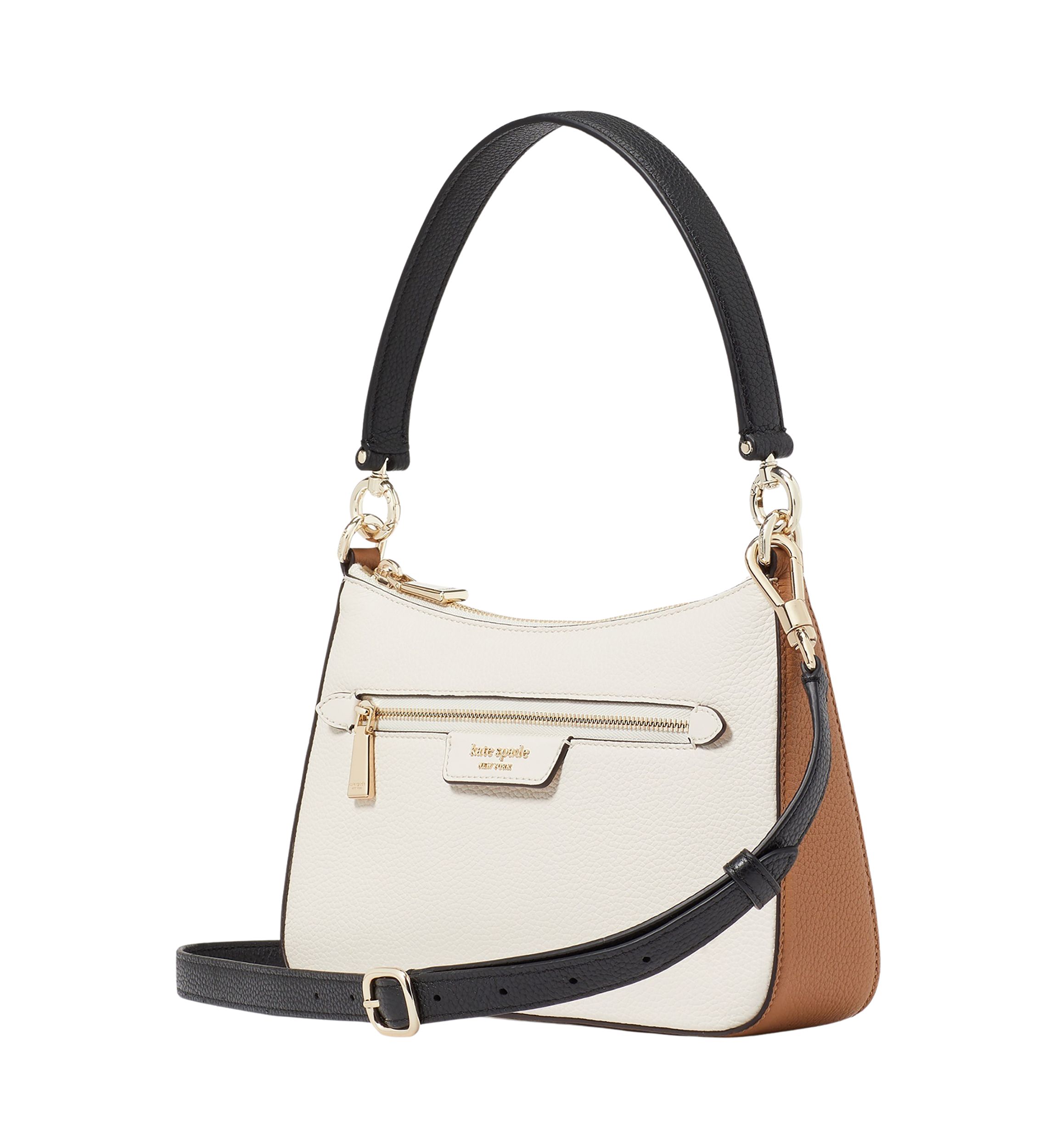 Hudson Color Blocked Pebbled Leather Convertible Crossbody
