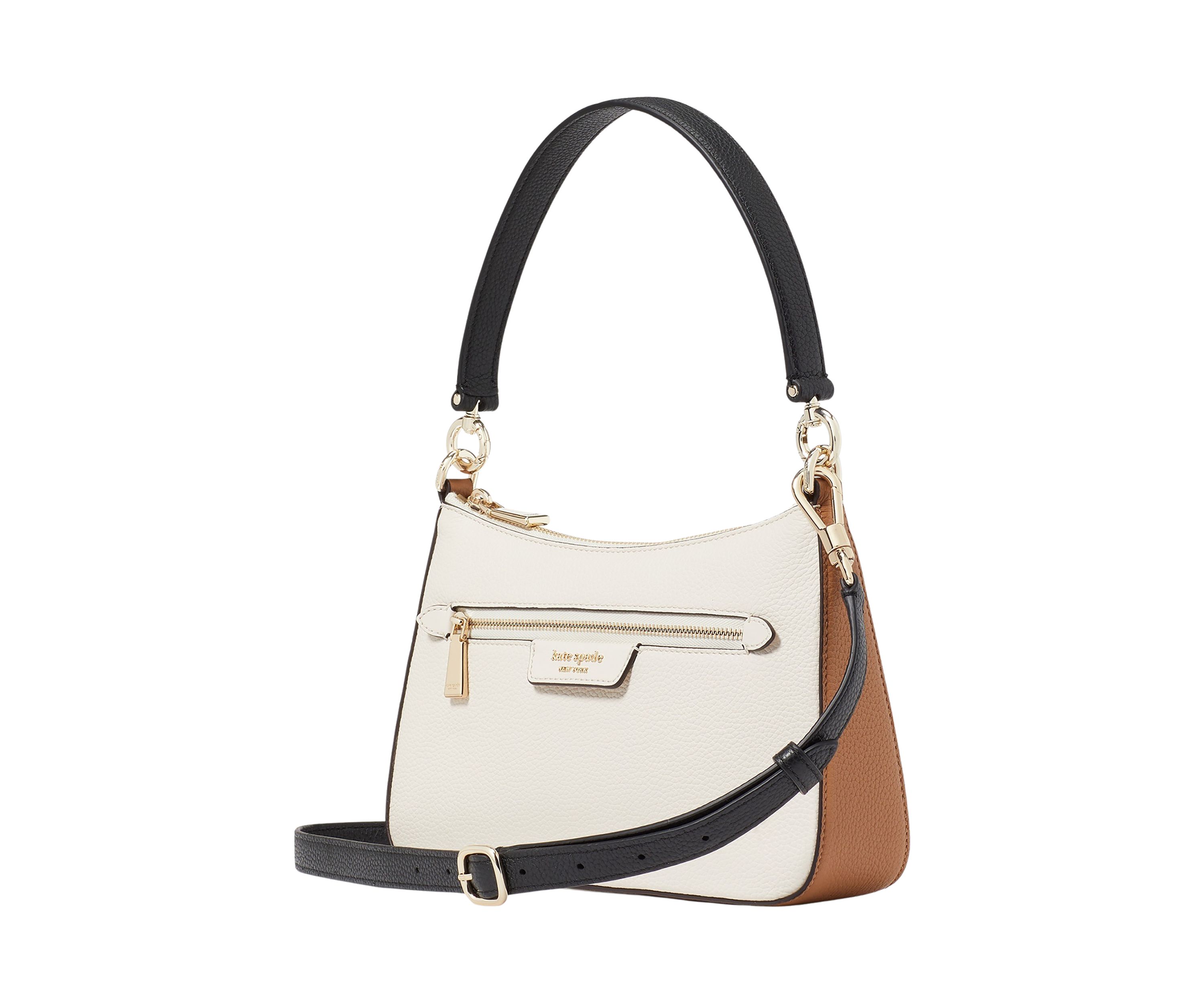 Hudson Color Blocked Pebbled Leather Convertible Crossbody
