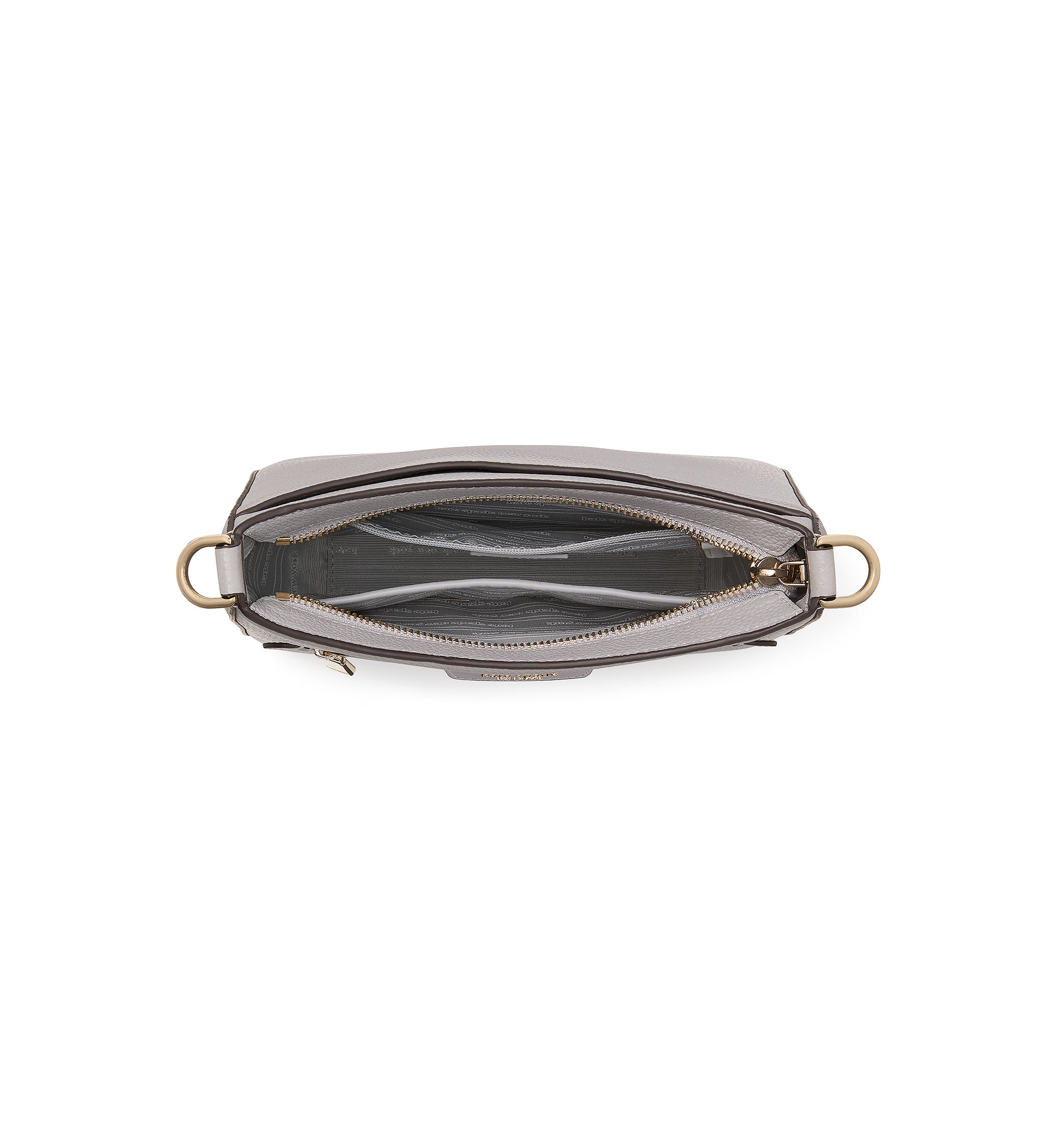 Hudson Pebbled Leather Messenger Crossbody Bag