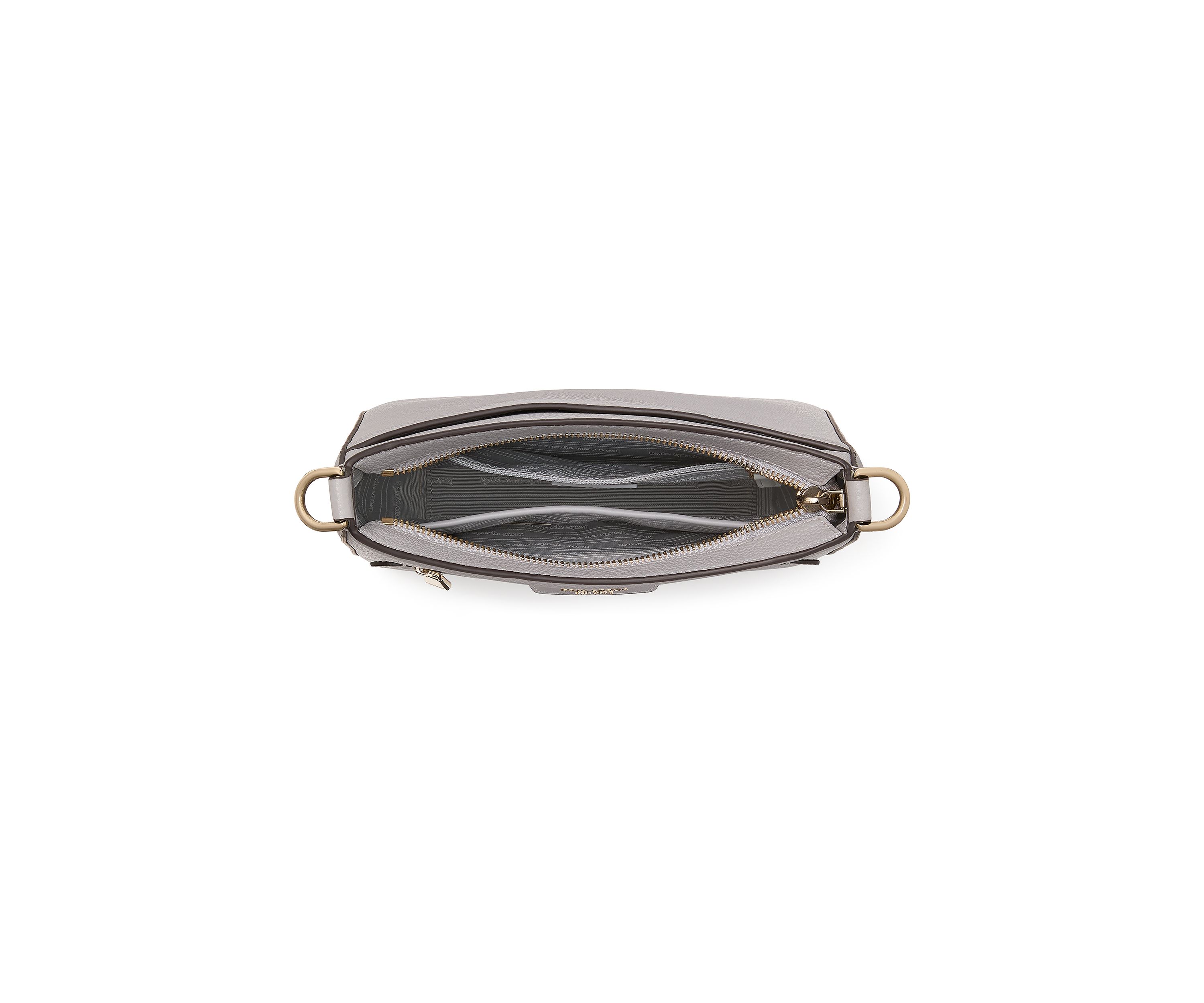 Hudson Pebbled Leather Messenger Crossbody Bag