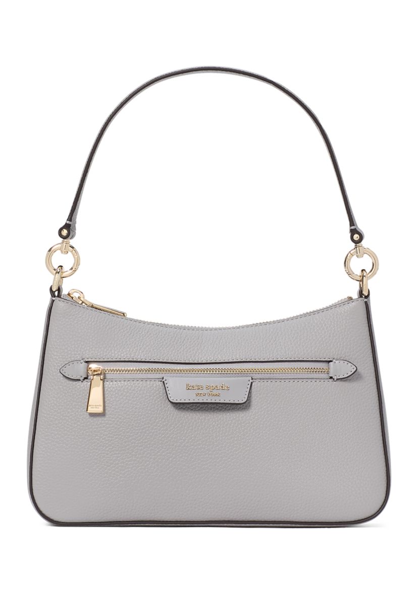 Hudson Pebble Leather Convertible Crossbody Bag